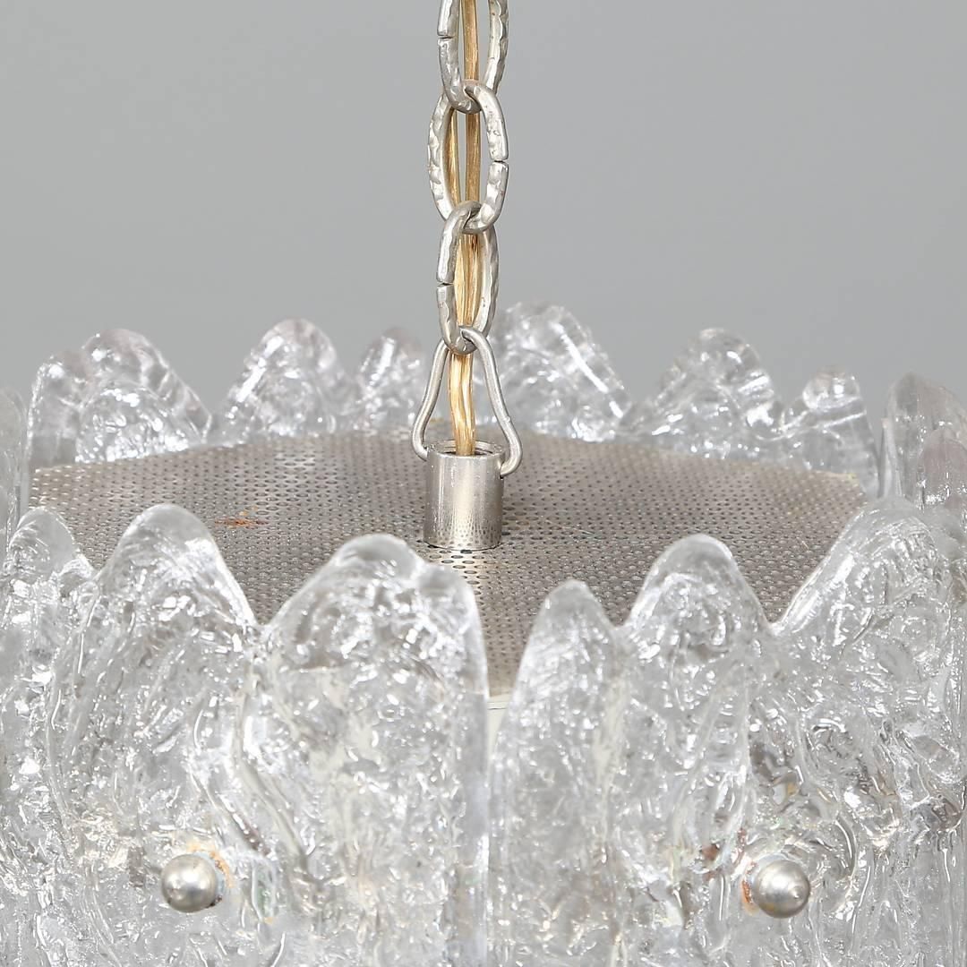 Crystal Glass Chandelier By Carl Fagerlund For Orrefors photo Lighting