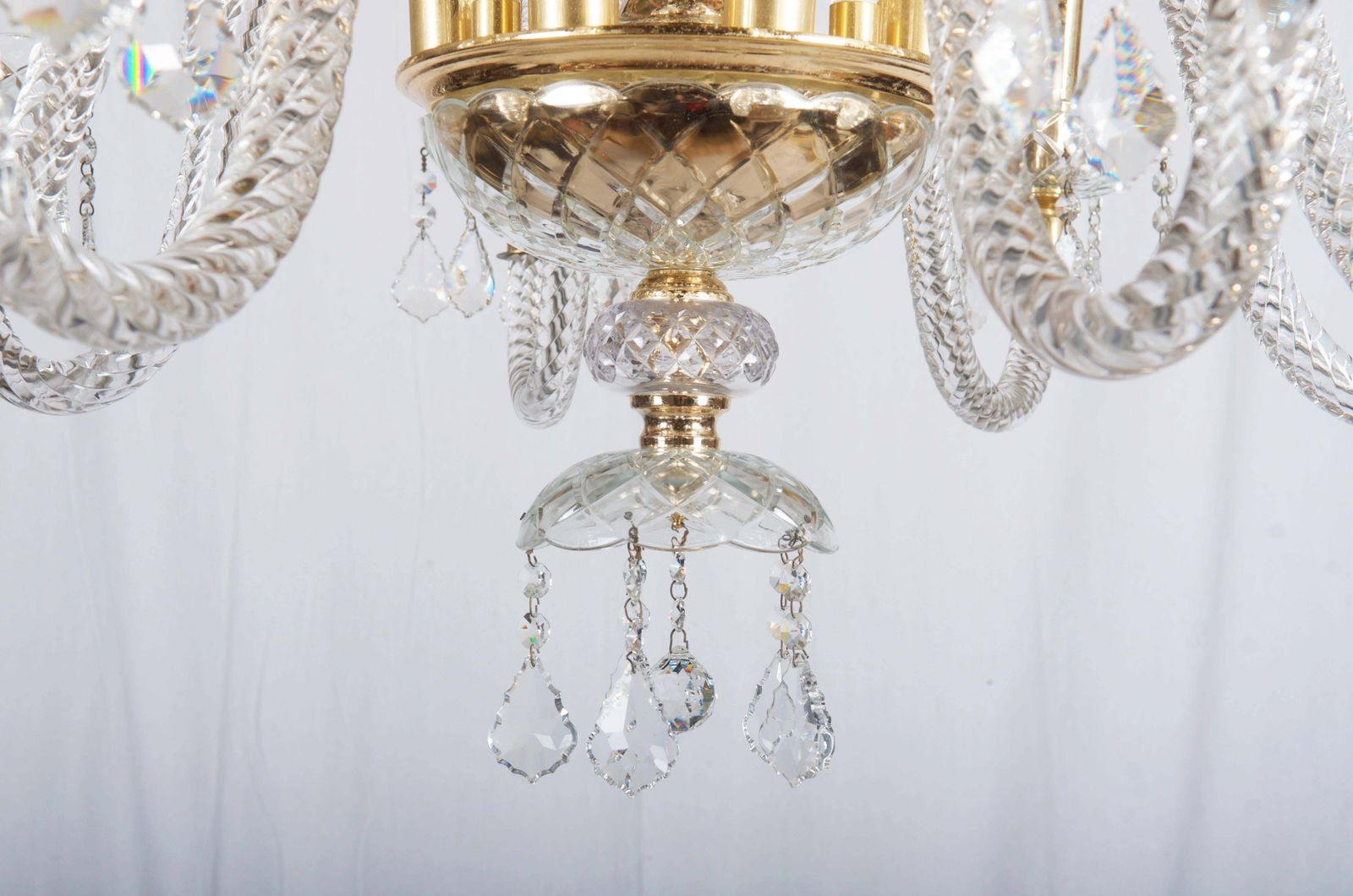 Stunning Bohemian Glass Chandelier photo Lighting