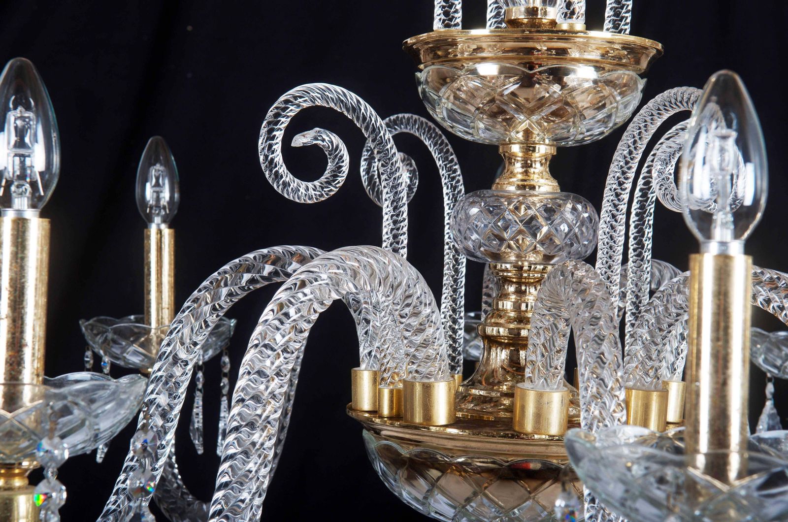 photo furniture Stunning Bohemian Glass Chandelier