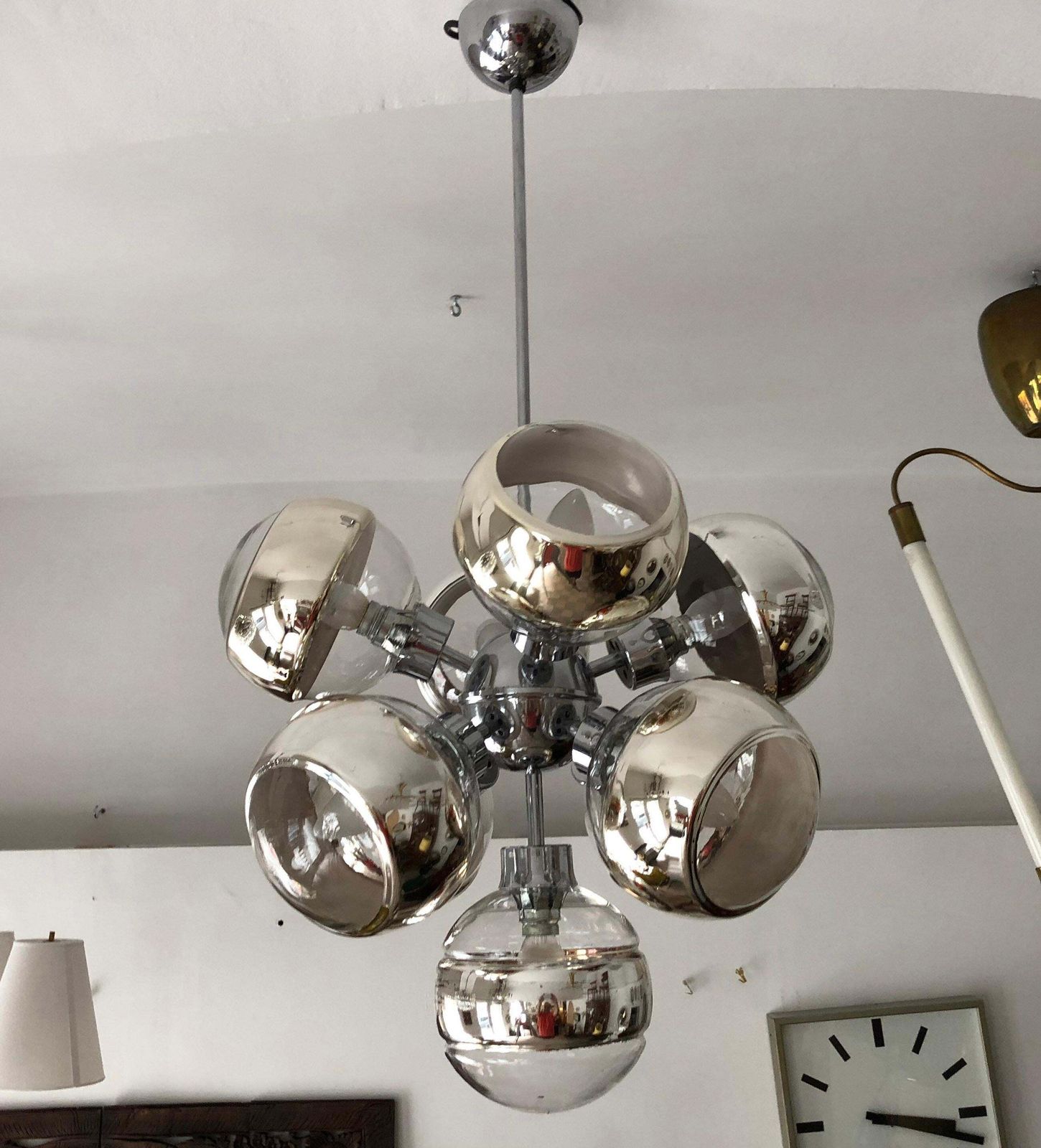 photo for sale Mooie Mid Century Hanglamp Van Peil & Putzler