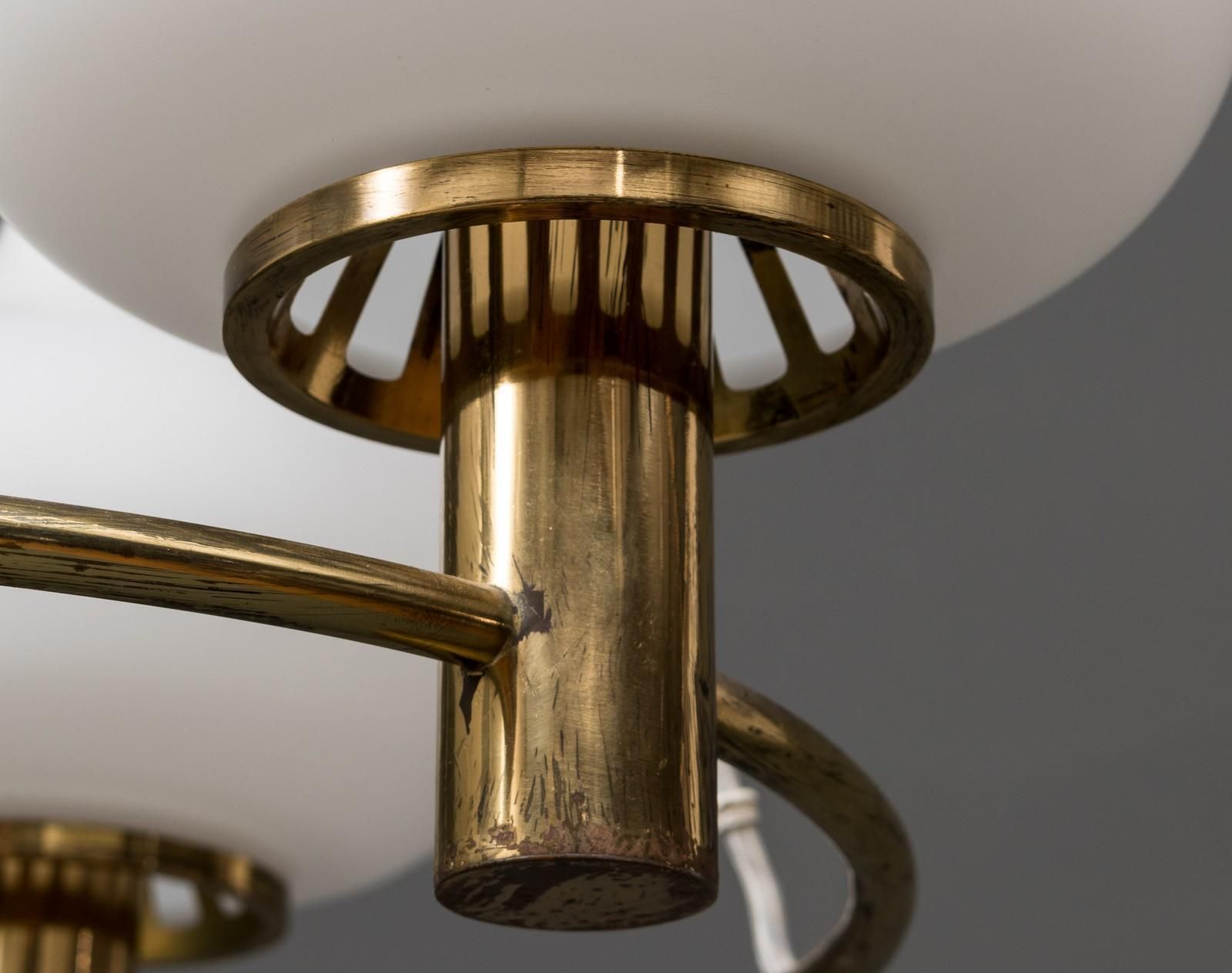 Midcentury Mogens Hammer & Henning Moldenhawer Chandelier For Louis Poulsen photo for sale