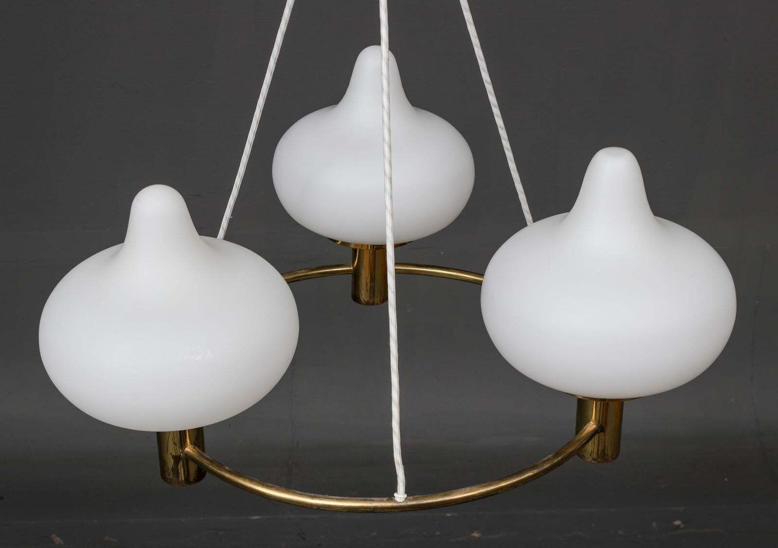 Midcentury Mogens Hammer & Henning Moldenhawer Chandelier For Louis Poulsen photo vinterior
