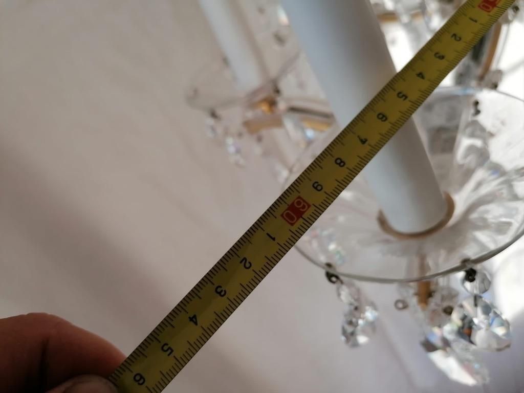 photo vinterior 20th Century Maria Theresia Style Cut Crystal Chandelier
