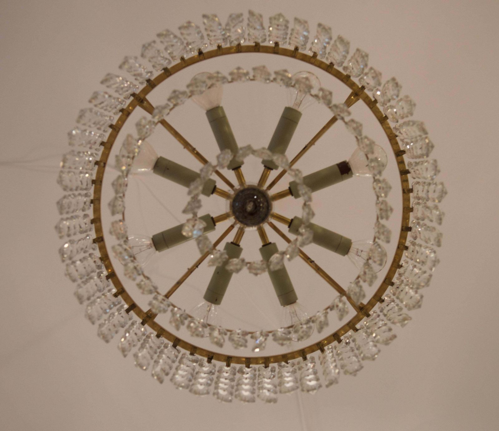 Beautiful Cut Crystal Chandelier By J.L. Lobmeyr photo furniture