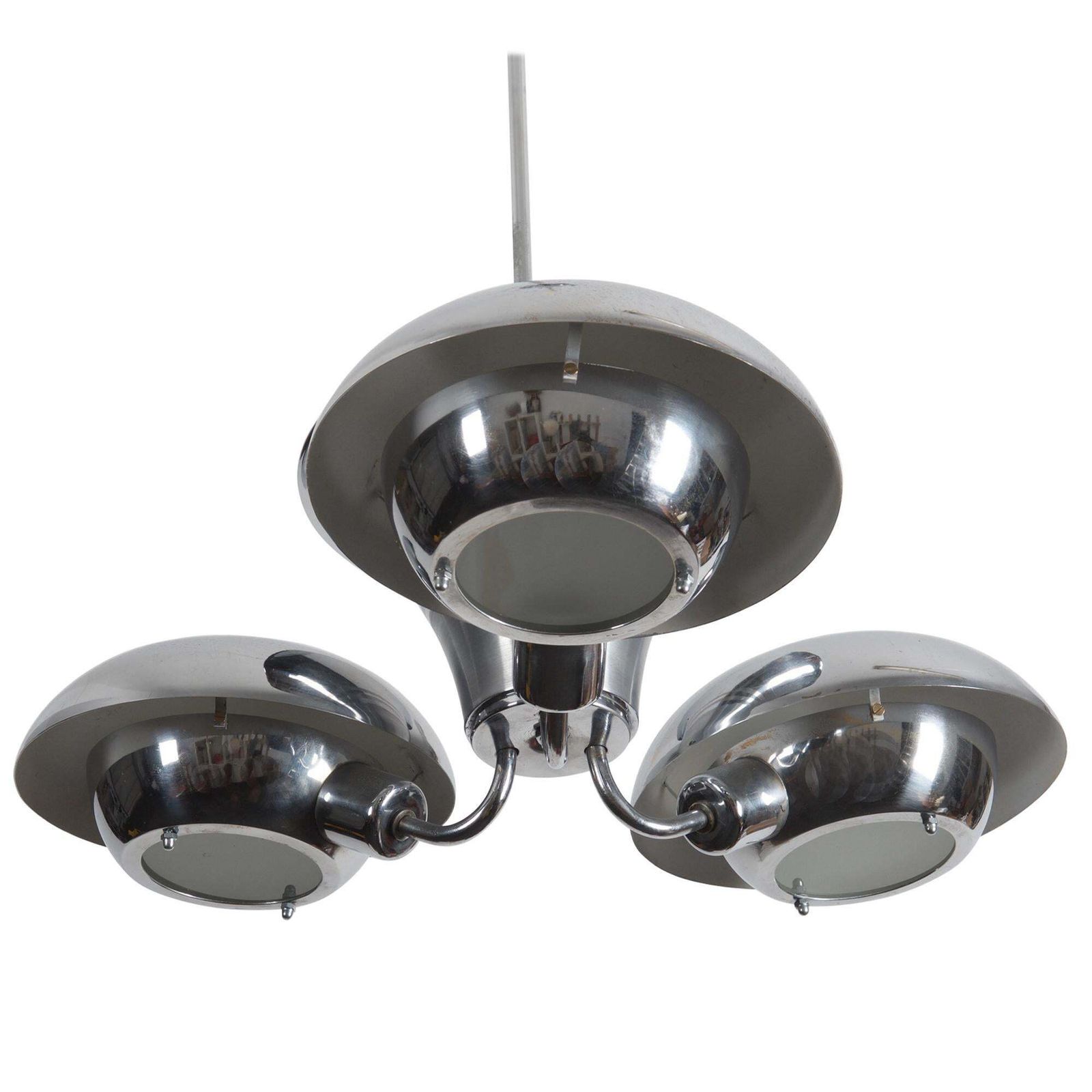 Very Rare Bauhaus Chandelier By Franta Anýž