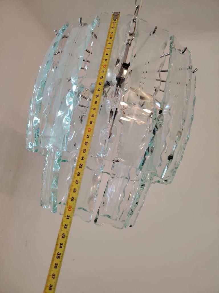 photo furniture Art Glass Chandelier By Zero Quattro For Fontana Arte