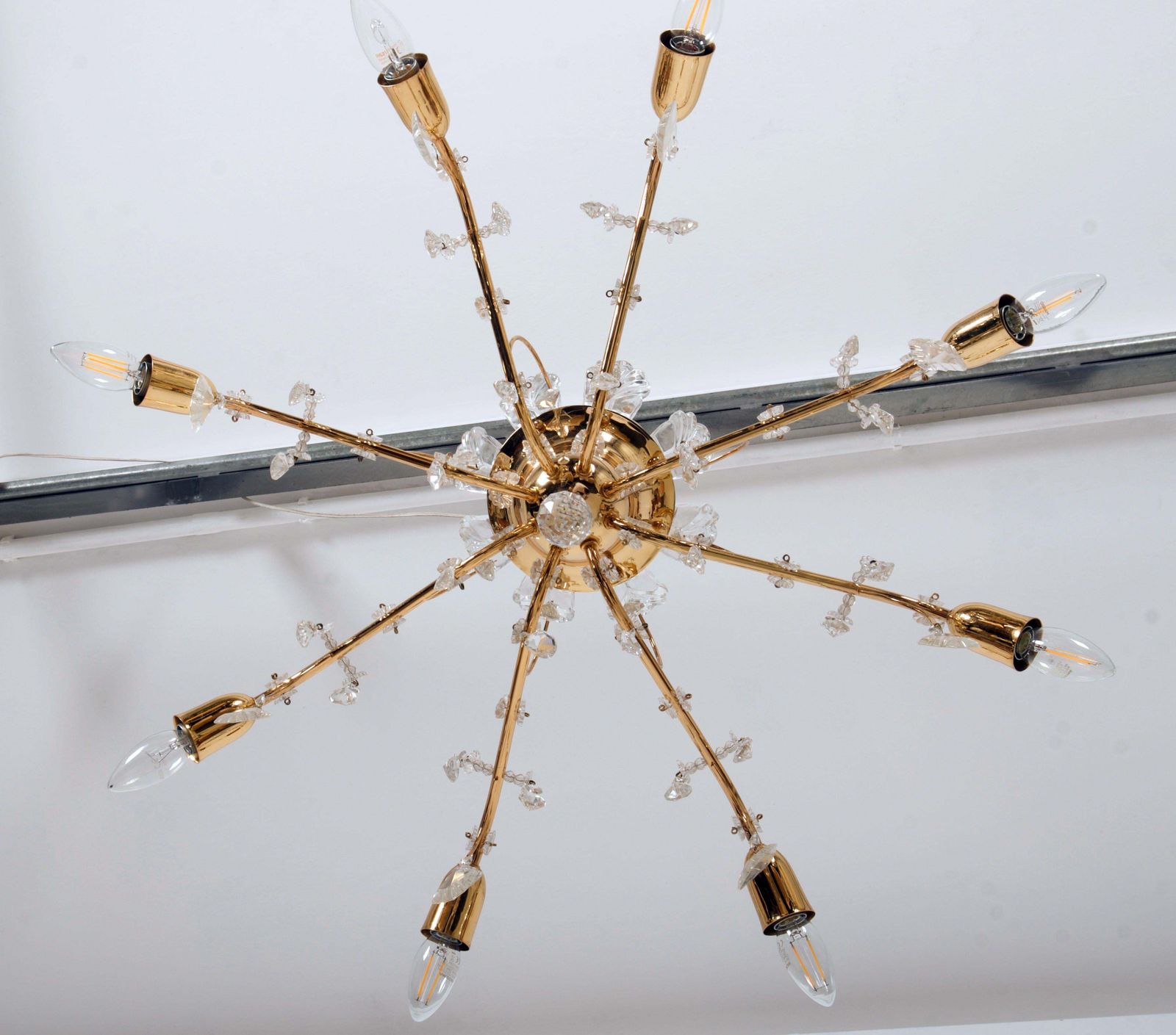 photo furniture Sunburst Chandelier By Lobmeyr