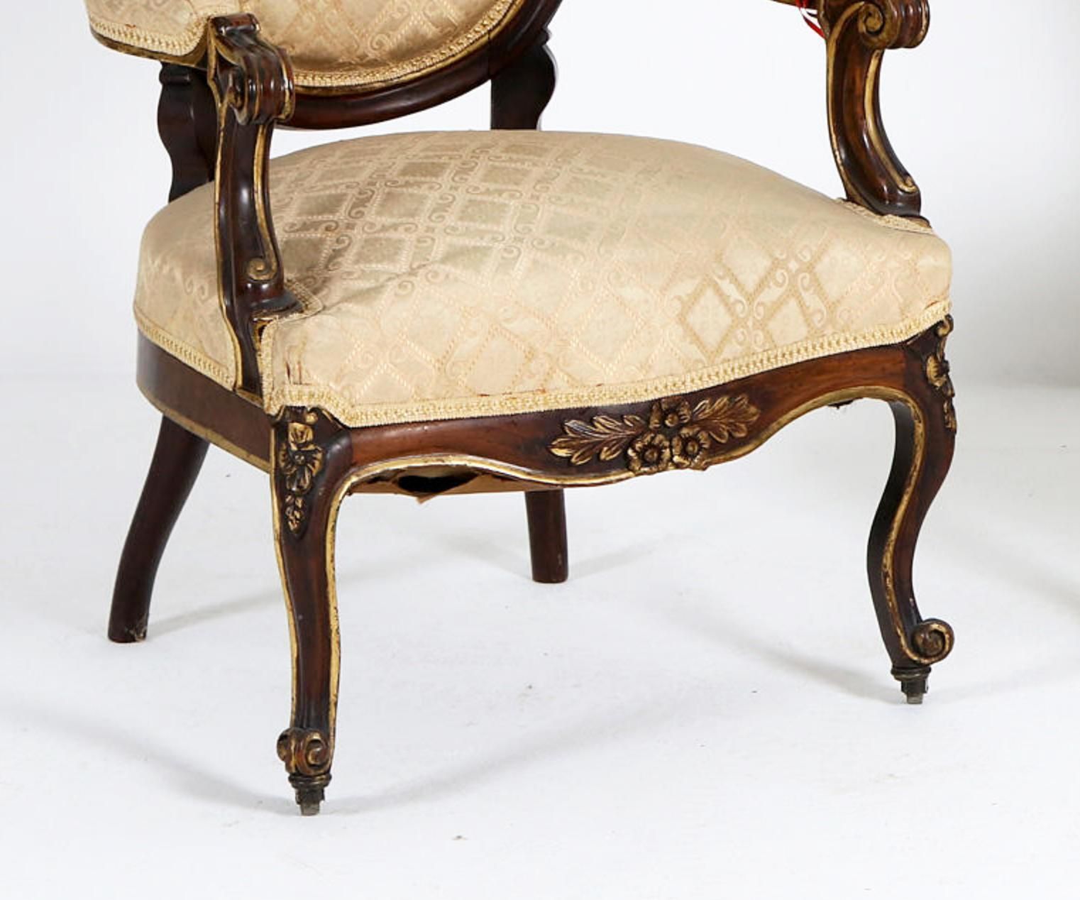 Rococo Louis XV Style Late 19th Century Chair photo Furniture