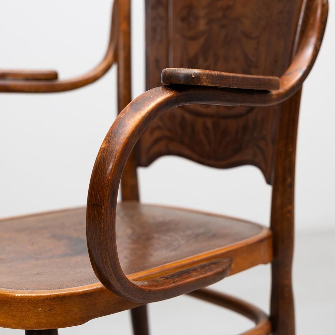 Furniture Vienna Secession Armchair By Jakob & Josef Kohn Nr. 67 photo