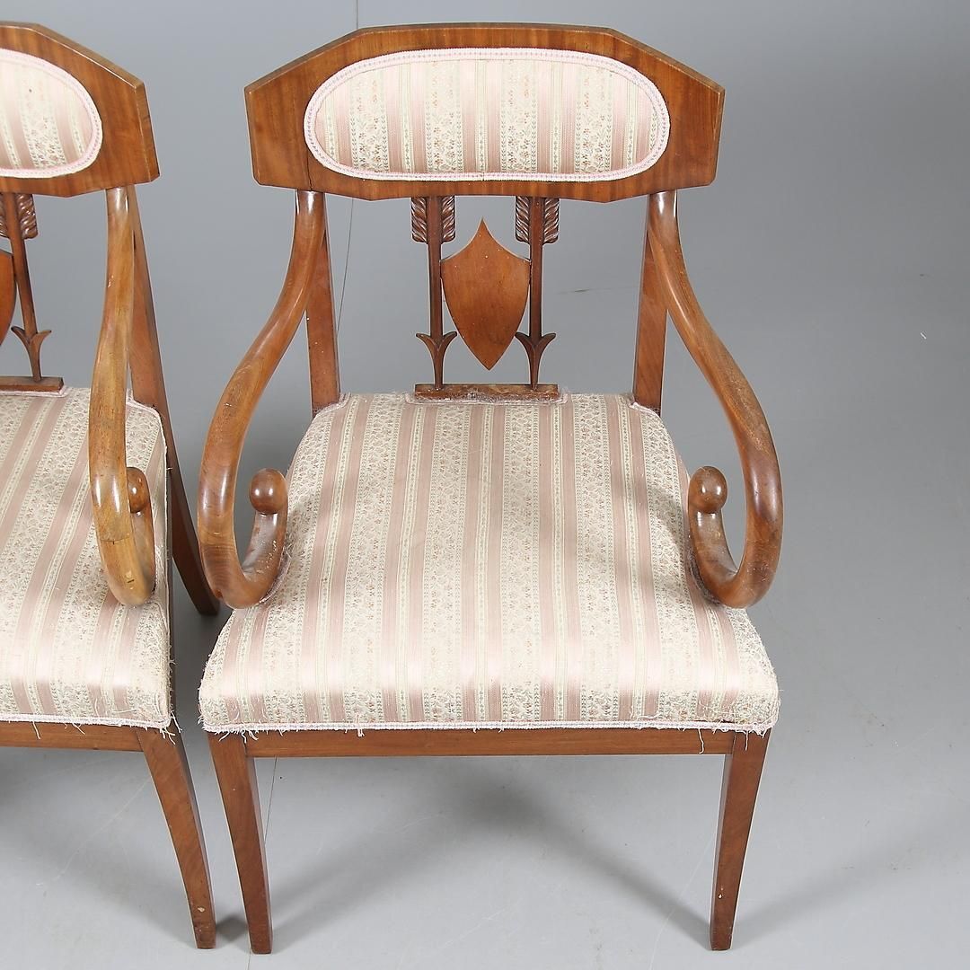 Pair Of Swedish Karl Johan 'Biedermeier' Armchairs photo buy