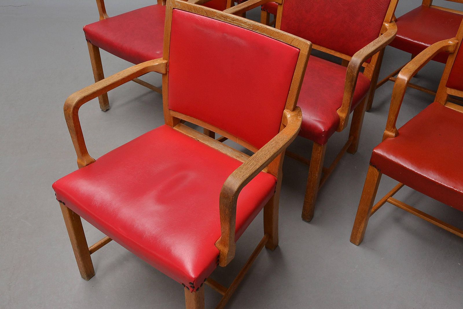 Mogens Koch Oak Armchairs For Sønderborg Hospital photo vinterior
