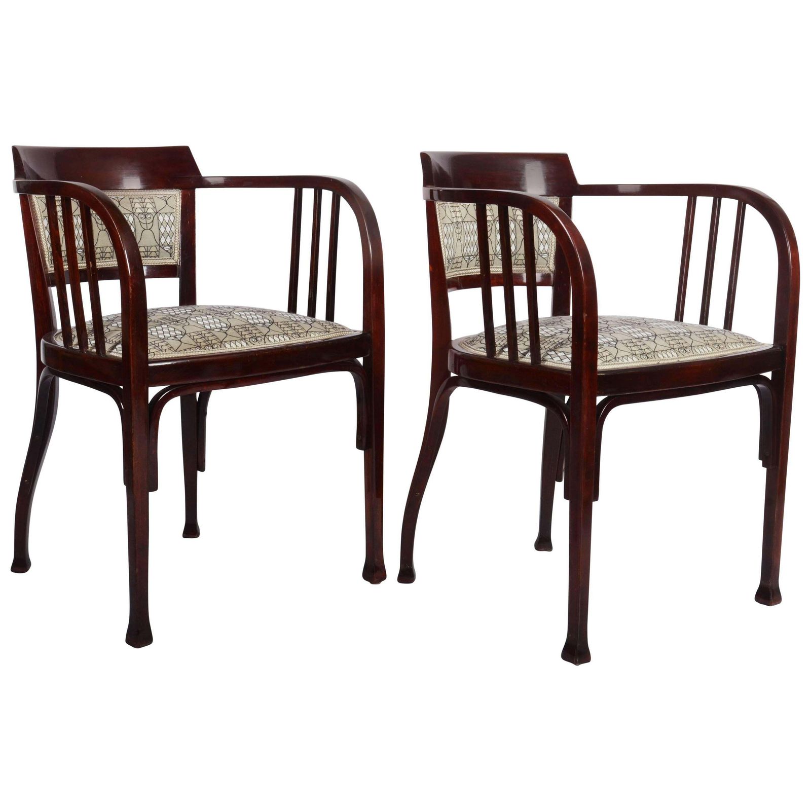 Thonet Fauteuils Van Otto Wagner