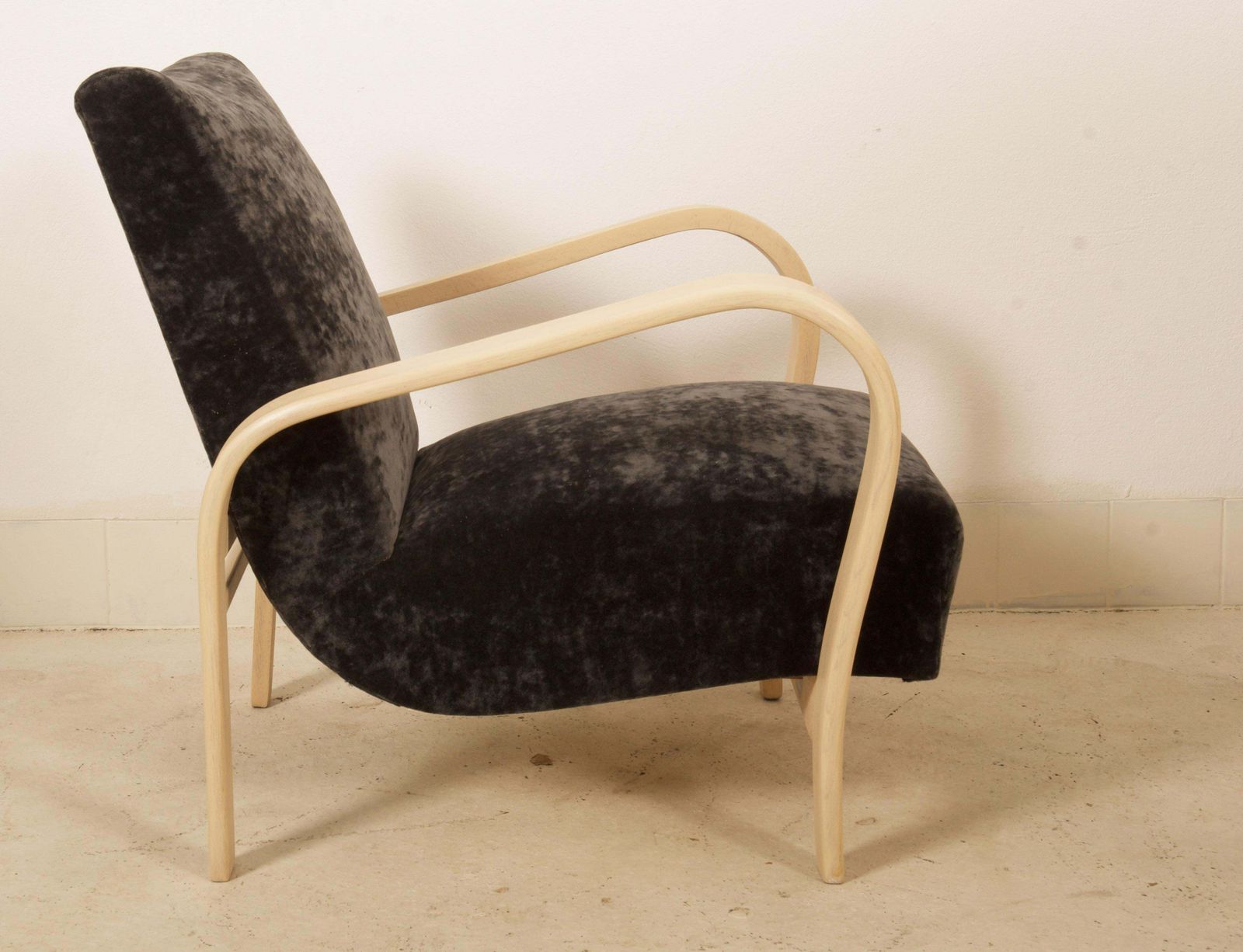 Art Deco Lounge Chair By Jindrich Halabala photo vintage