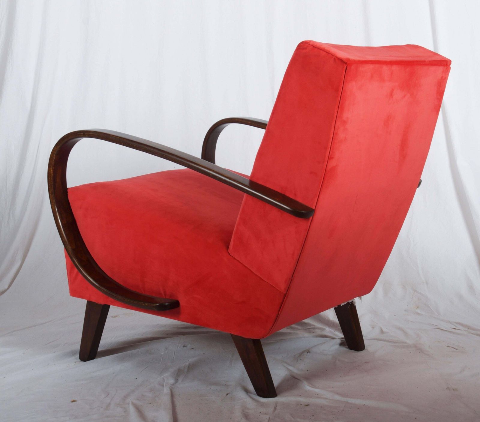 Pair Of Midcentury Armchairs By Jindrich Halabala photo Furniture
