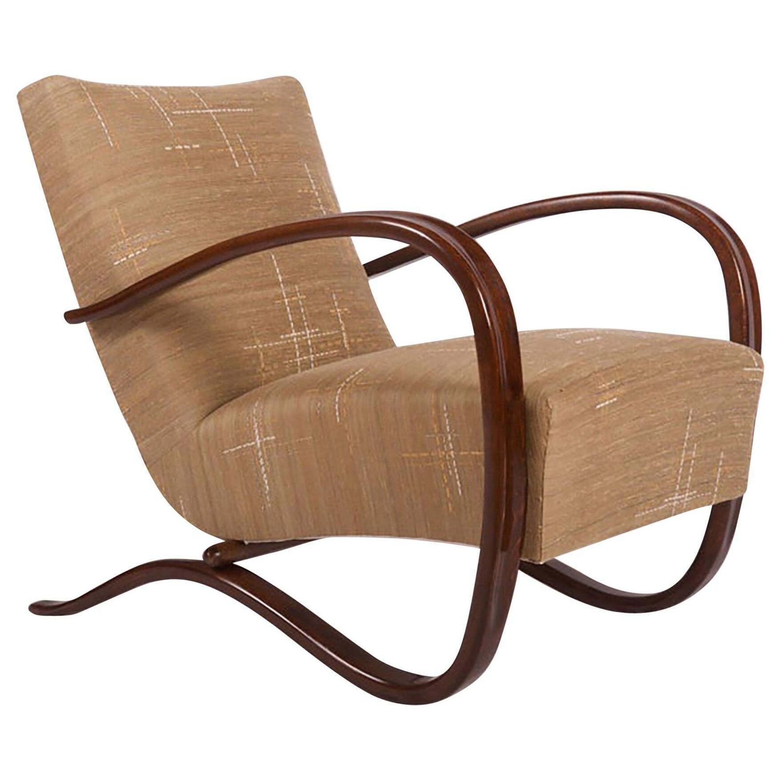 Art Deco Thonet H269 Armchairs By Jindrich Halabala