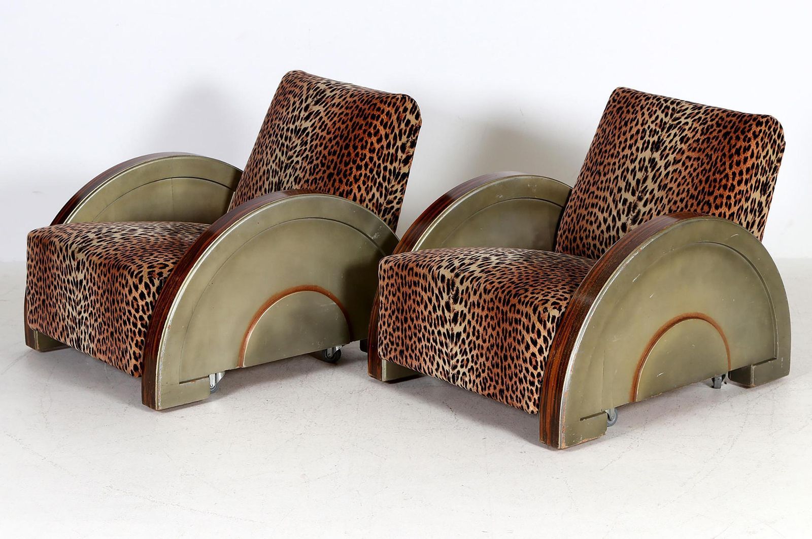 Pair Of French Art Deco Armchairs photo Furniture