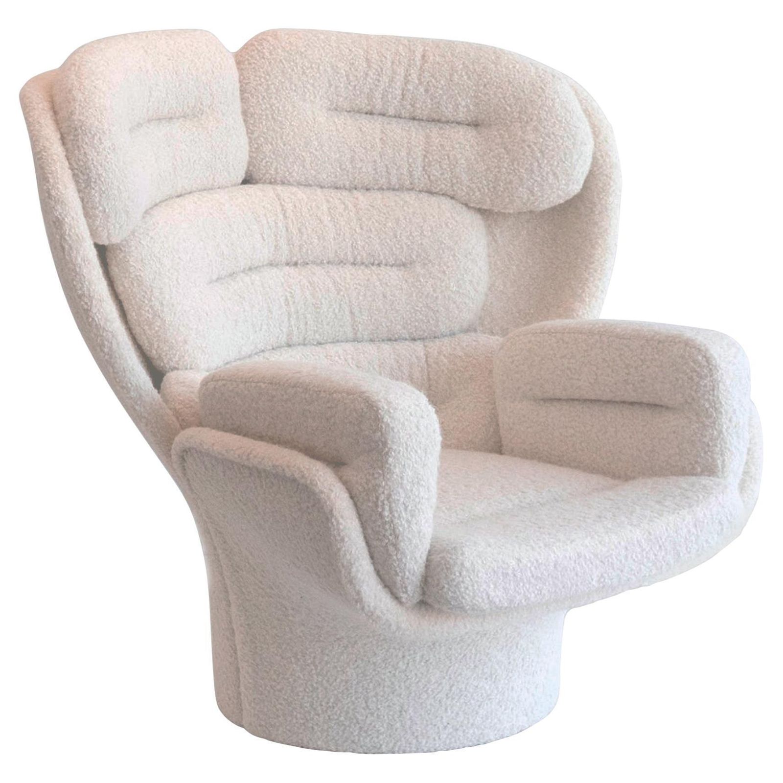 Joe Colombo Swivel "Elda" Italian Lounge Chair