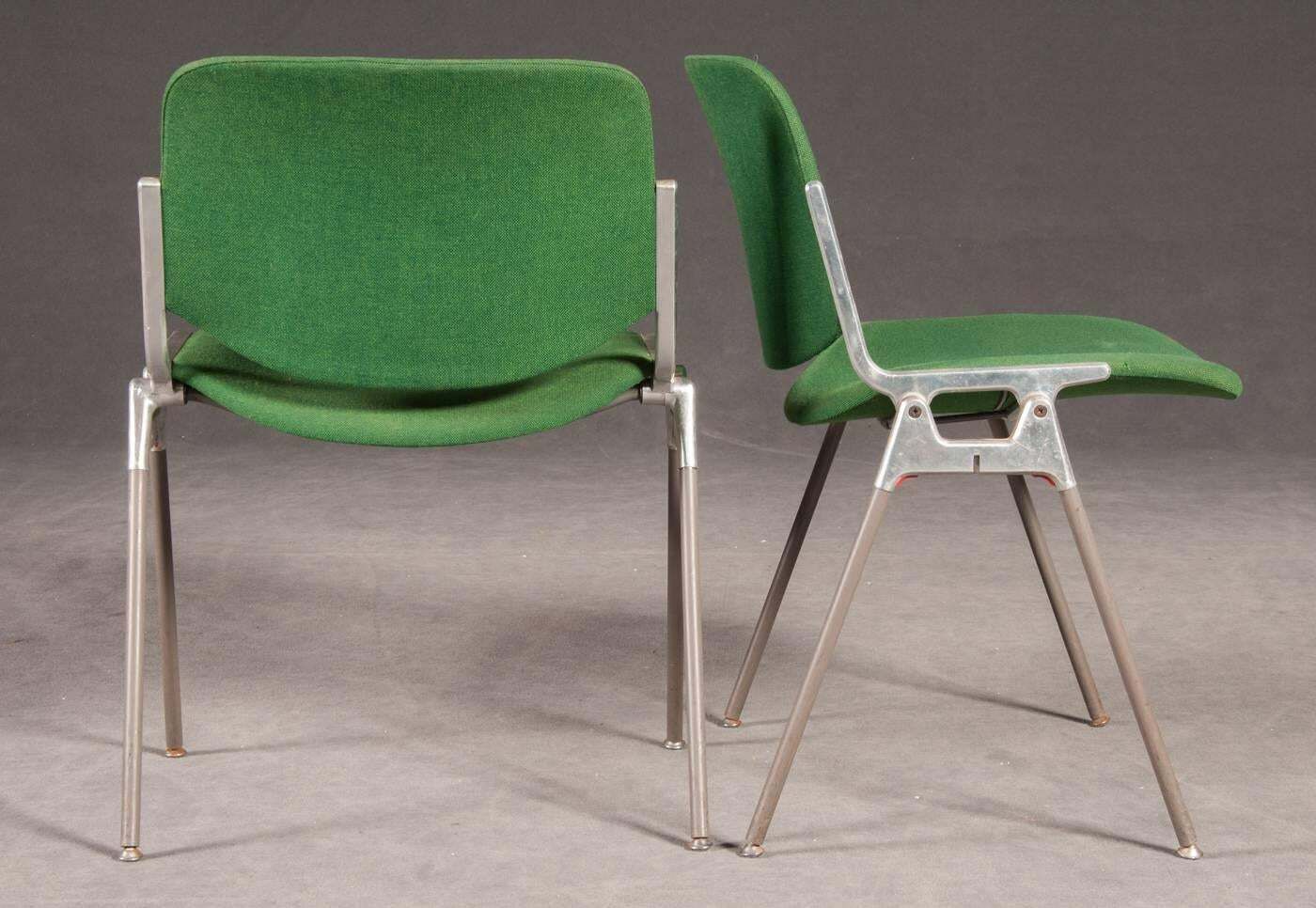 Set Of Two Stackable Chairs By Giancarlo Piretti For Castelli photo furniture