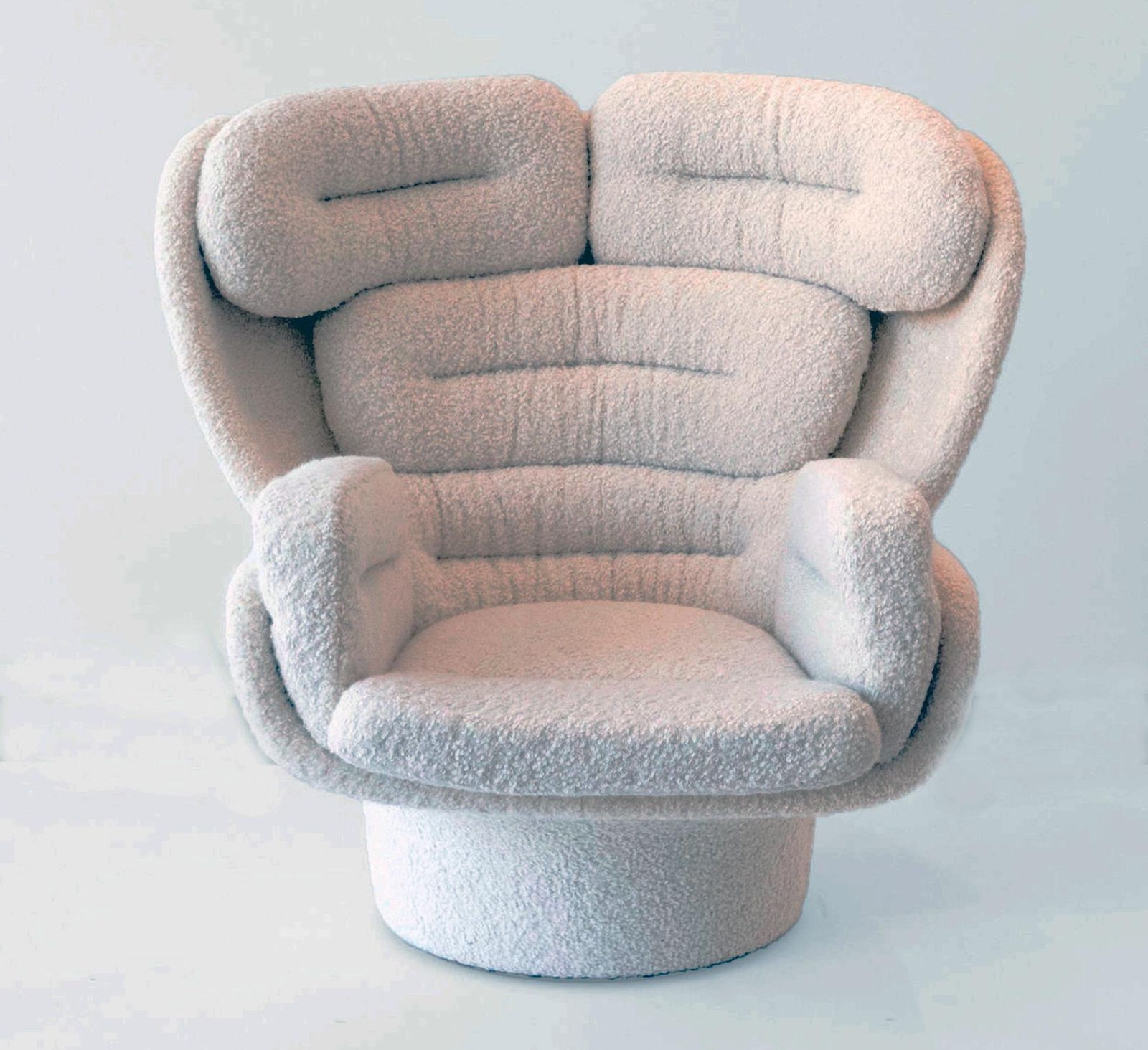 Joe Colombo Swivel "Elda" Italian Lounge Chair photo 14601.0