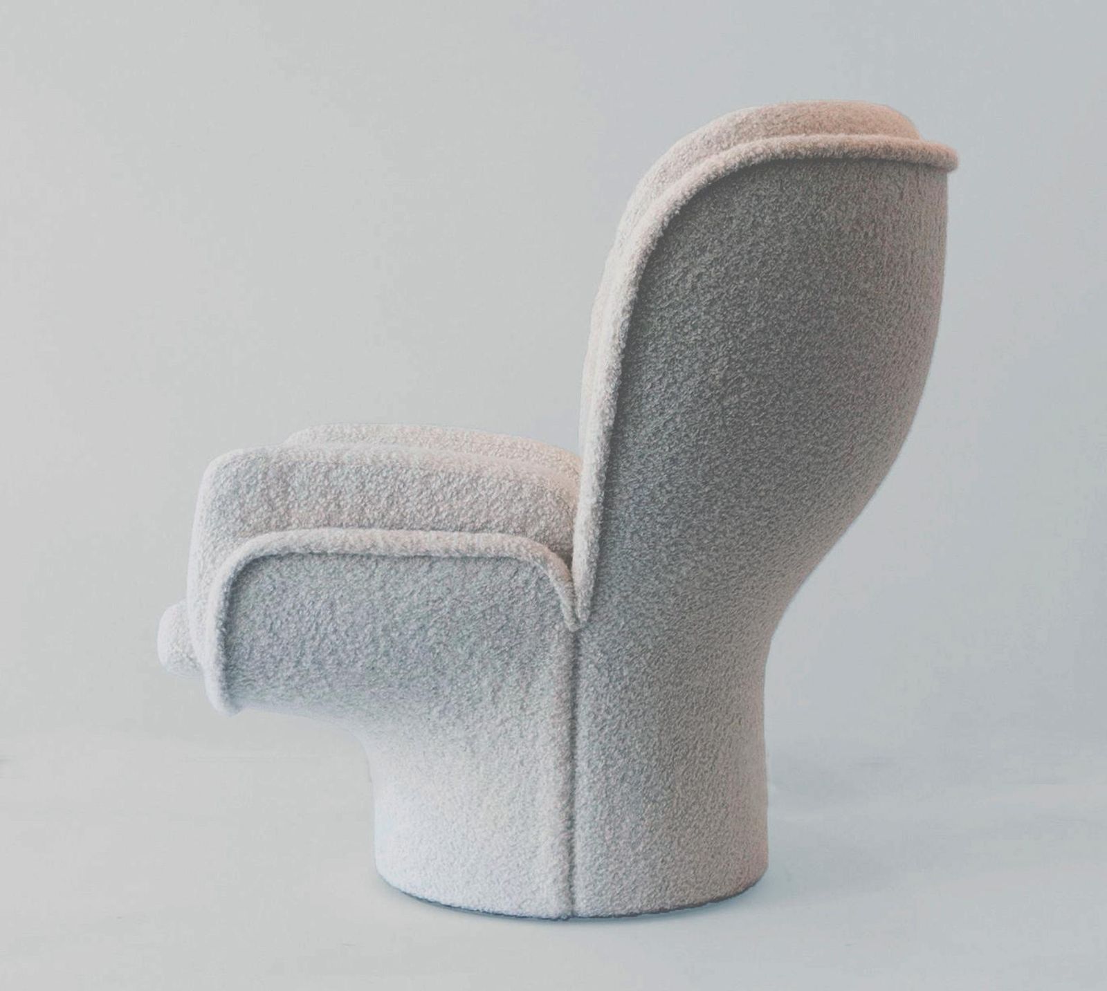 Joe Colombo Swivel "Elda" Italian Lounge Chair photo vinterior