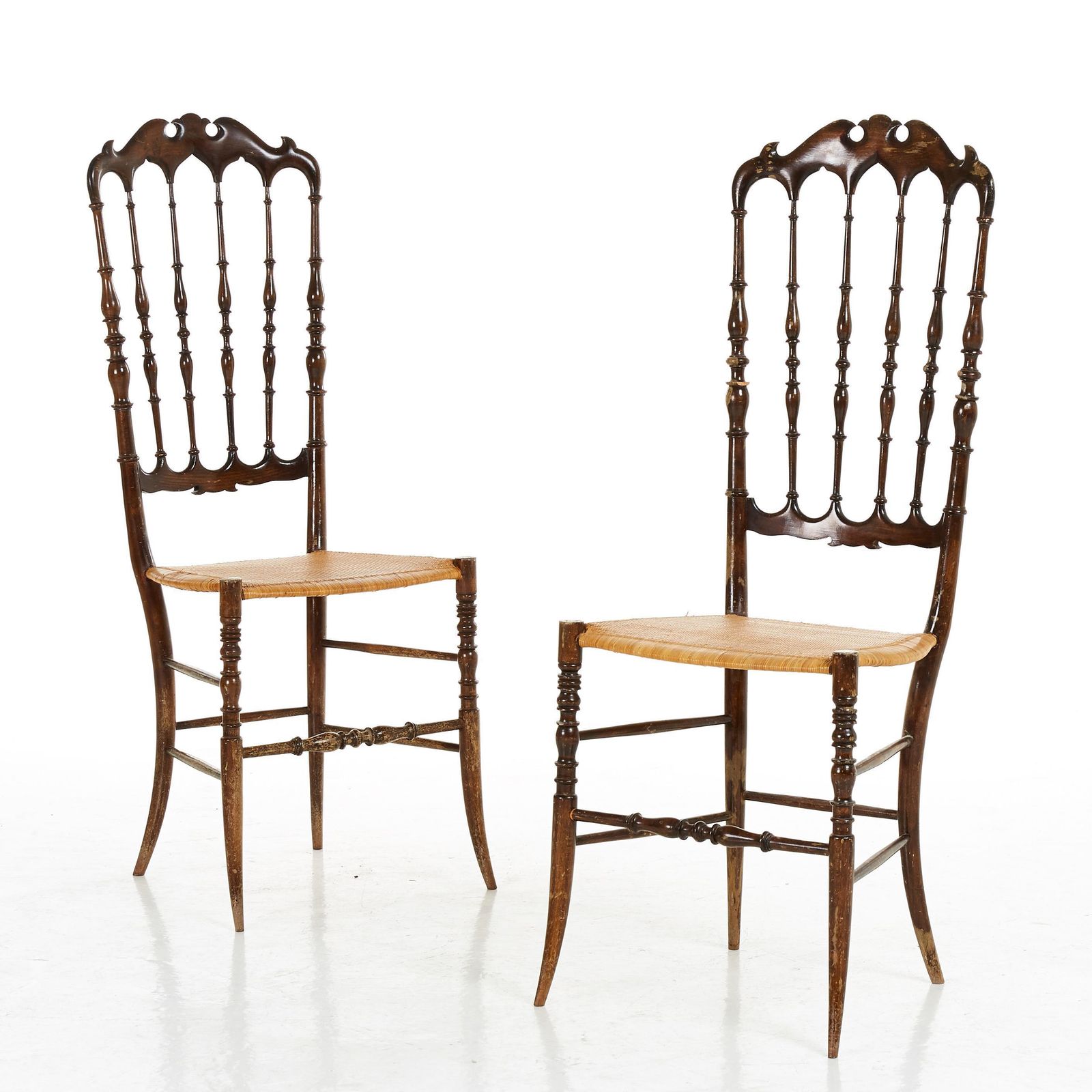 Pair Of Midcentury Chairs By Chiavari, 1950s photo furniture