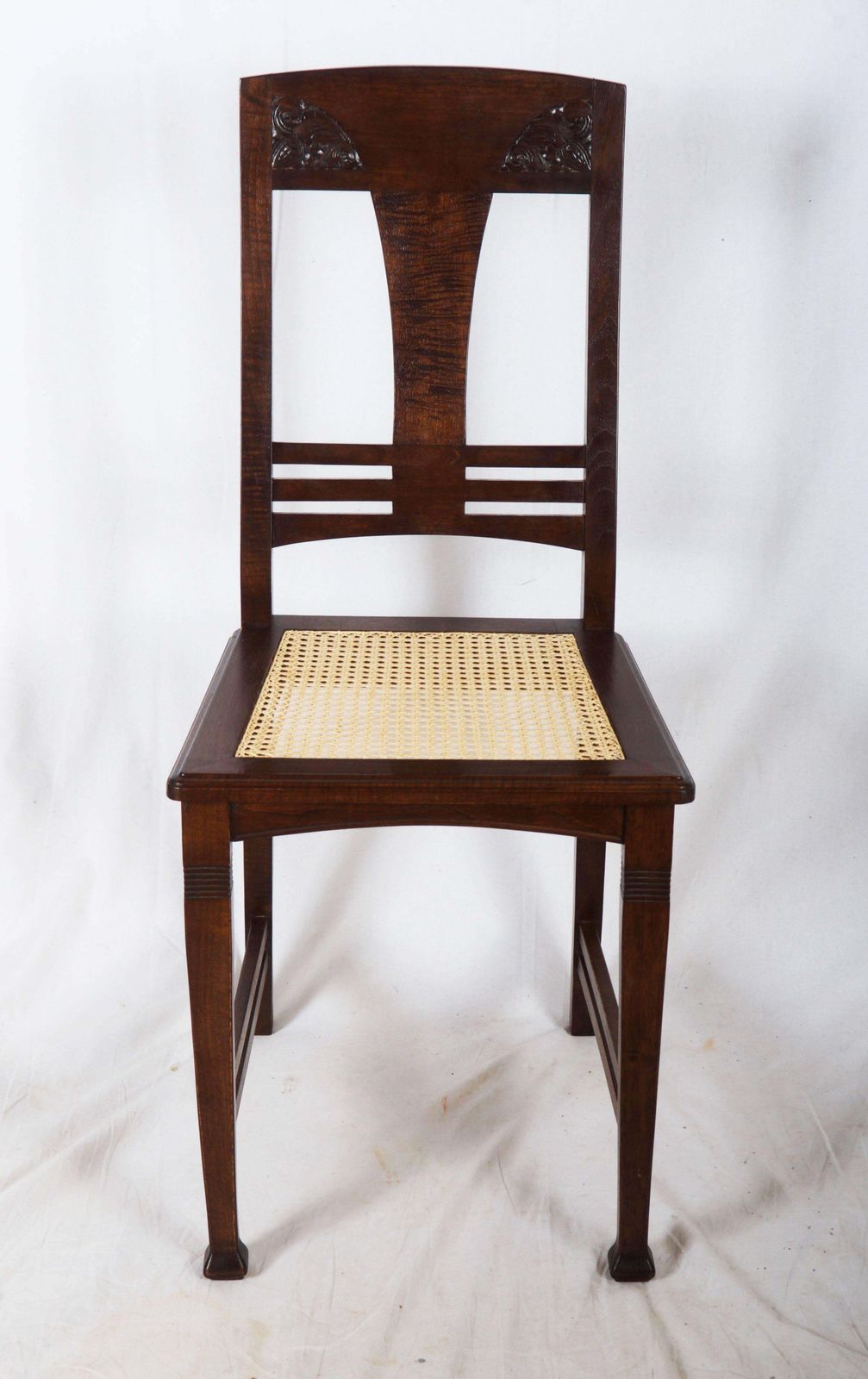 photo for sale Set Of Four German Art Nouveau Dining Chairs