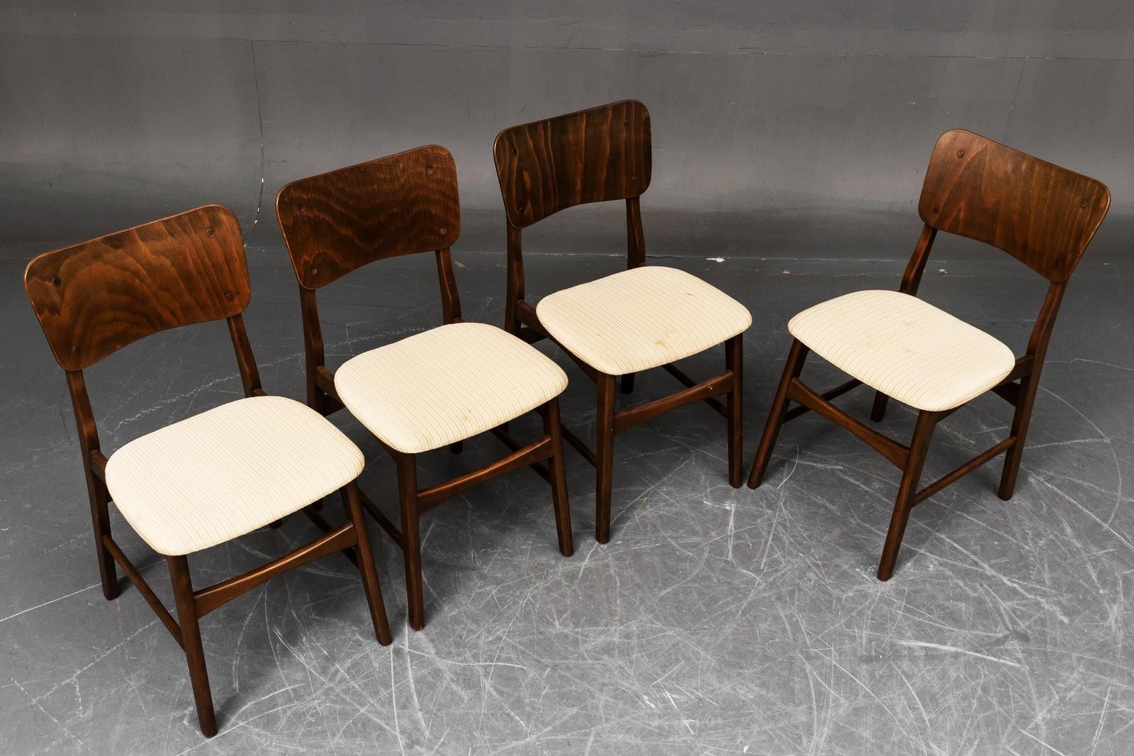 Set Van Vier Eetkamerstoelen Van Ib Kofod Larsen Voor Christensen & Larsen photo furniture