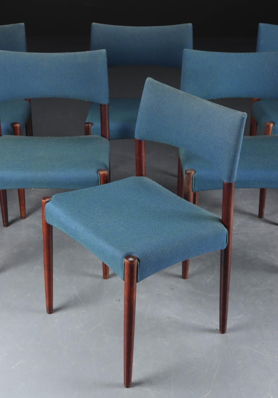 Danish Hardwood Dining Chair By Ejner Larsen & Aksel Bender Madsen photo vinterior