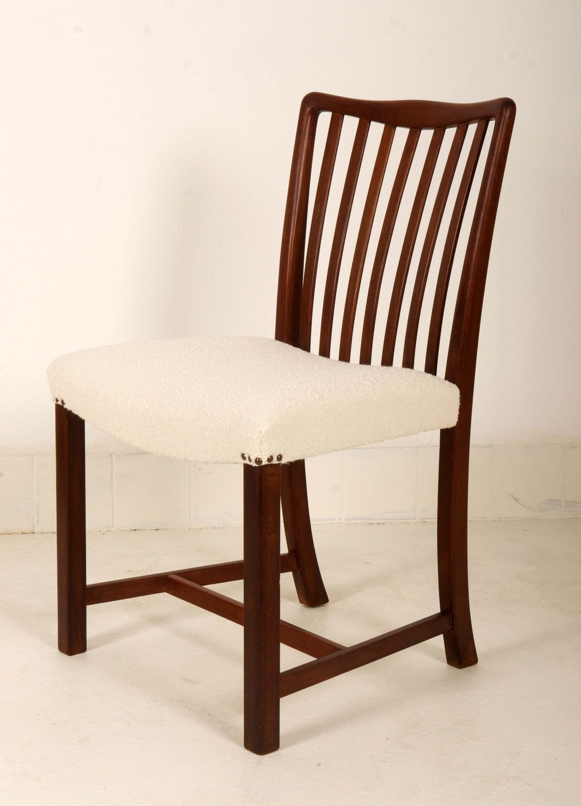 Furniture Set Of Six Danish Mahogany Dining Chairs By Sondergaard Mobler photo