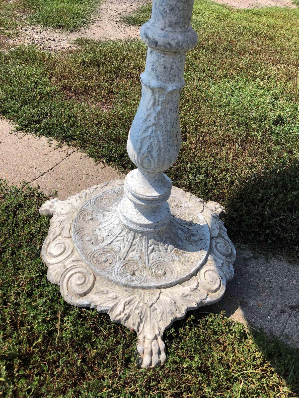 Swedish Garden Steel Table photo for sale