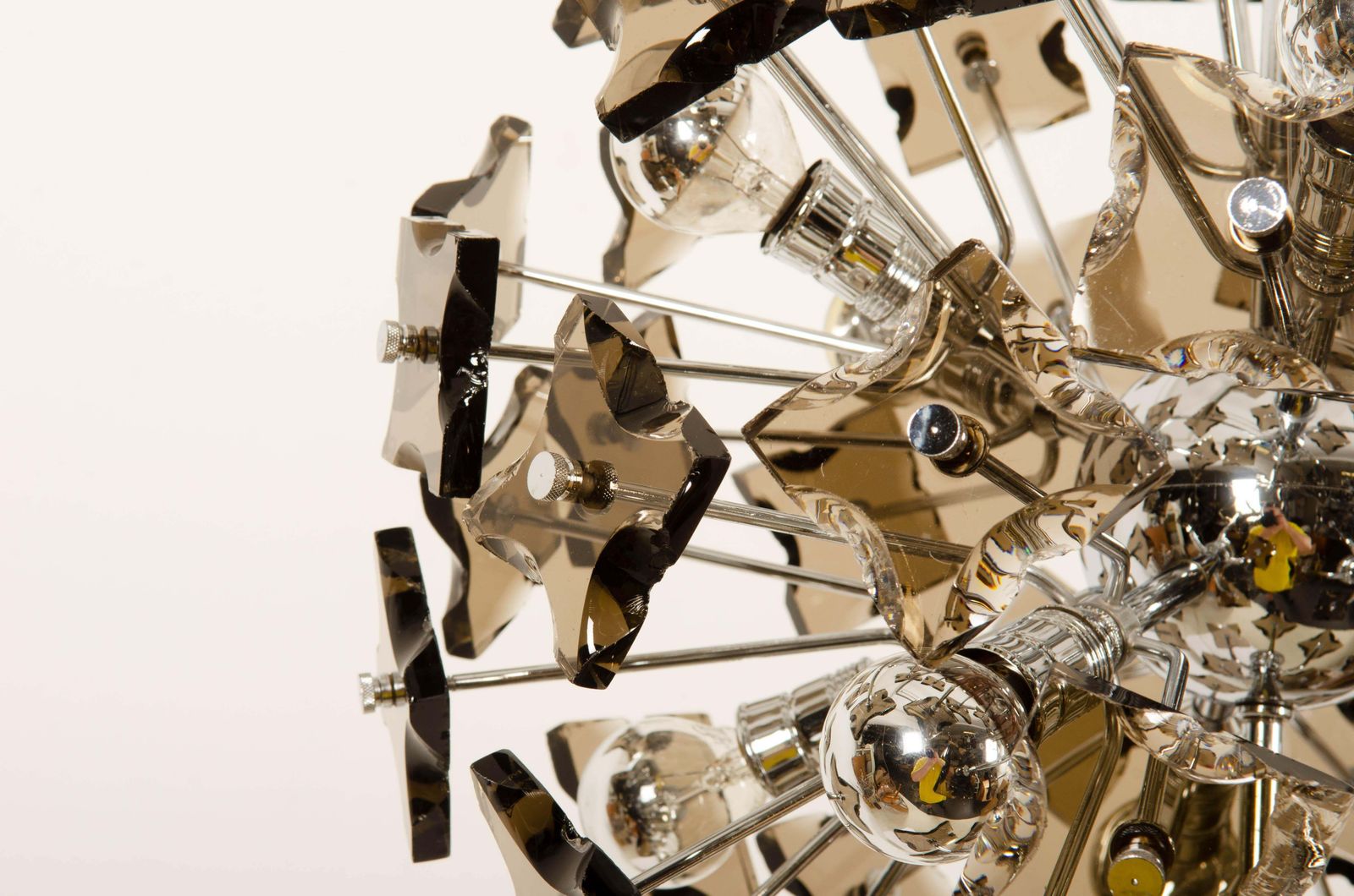 photo furniture Glass Sputnik Chandelier By Fontana Arte