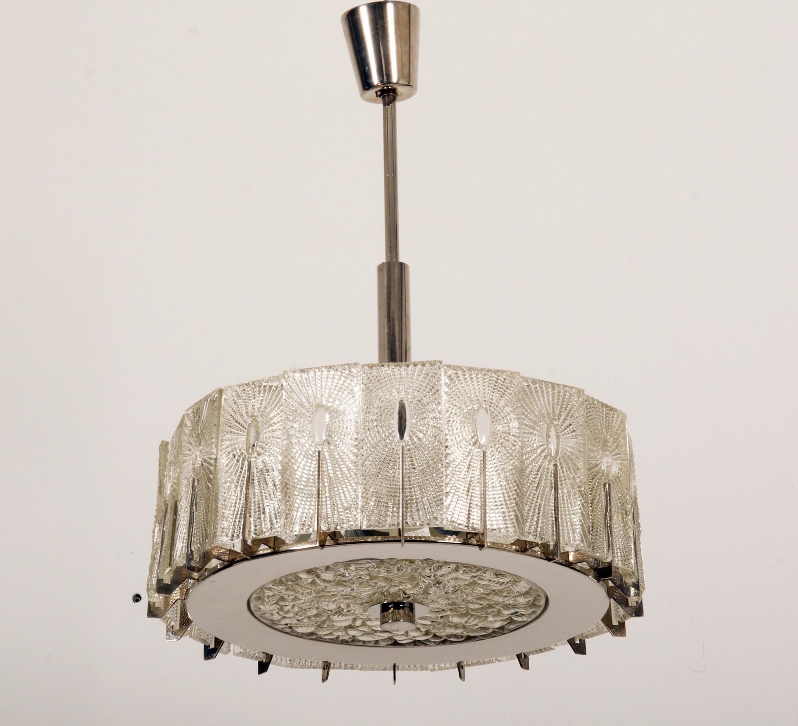 Textured Glass Chandelier By Rupert Nikoll photo furniture