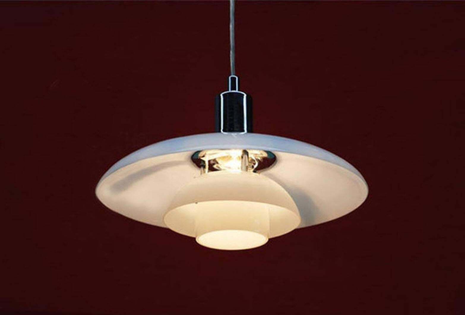 Pair Of Poul Henningsen Pendants Ph 2/1 For Louis Poulsen photo vinterior