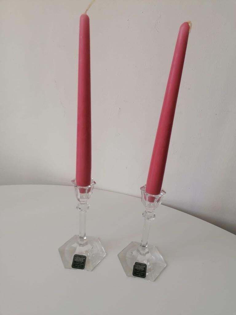 photo vinterior Set Of Three Candlesticks By Riedel Austria From The 1970s