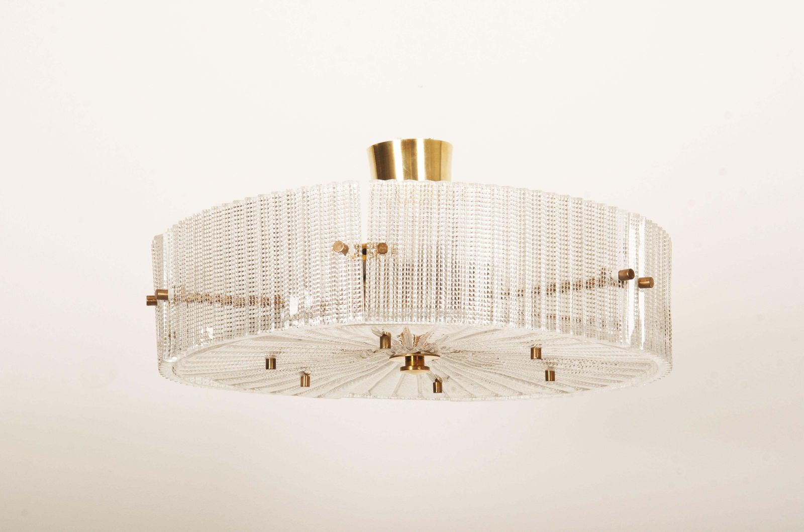 Messing Hanglamp Met Glasstructuur Van Carl Fagerlund Voor Orrefors photo vinterior
