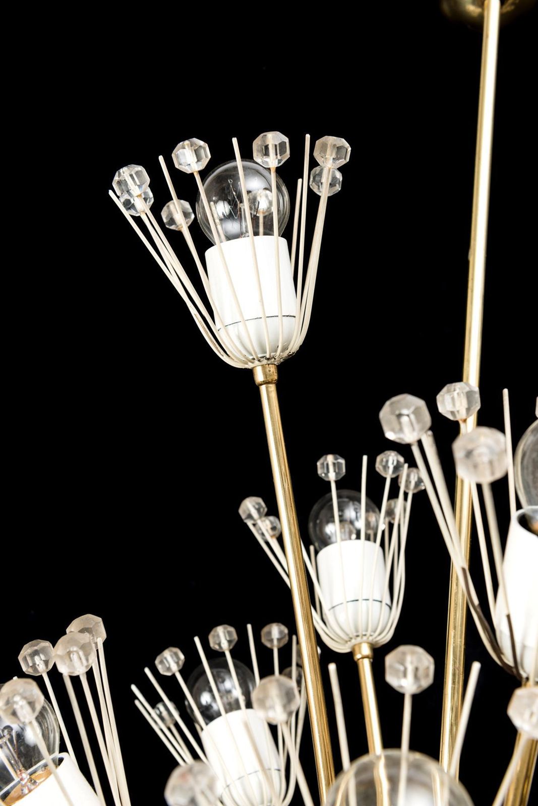 Large Brass Pyra Chandelier By Emil Stejnar For Rupert Nikoll photo furniture