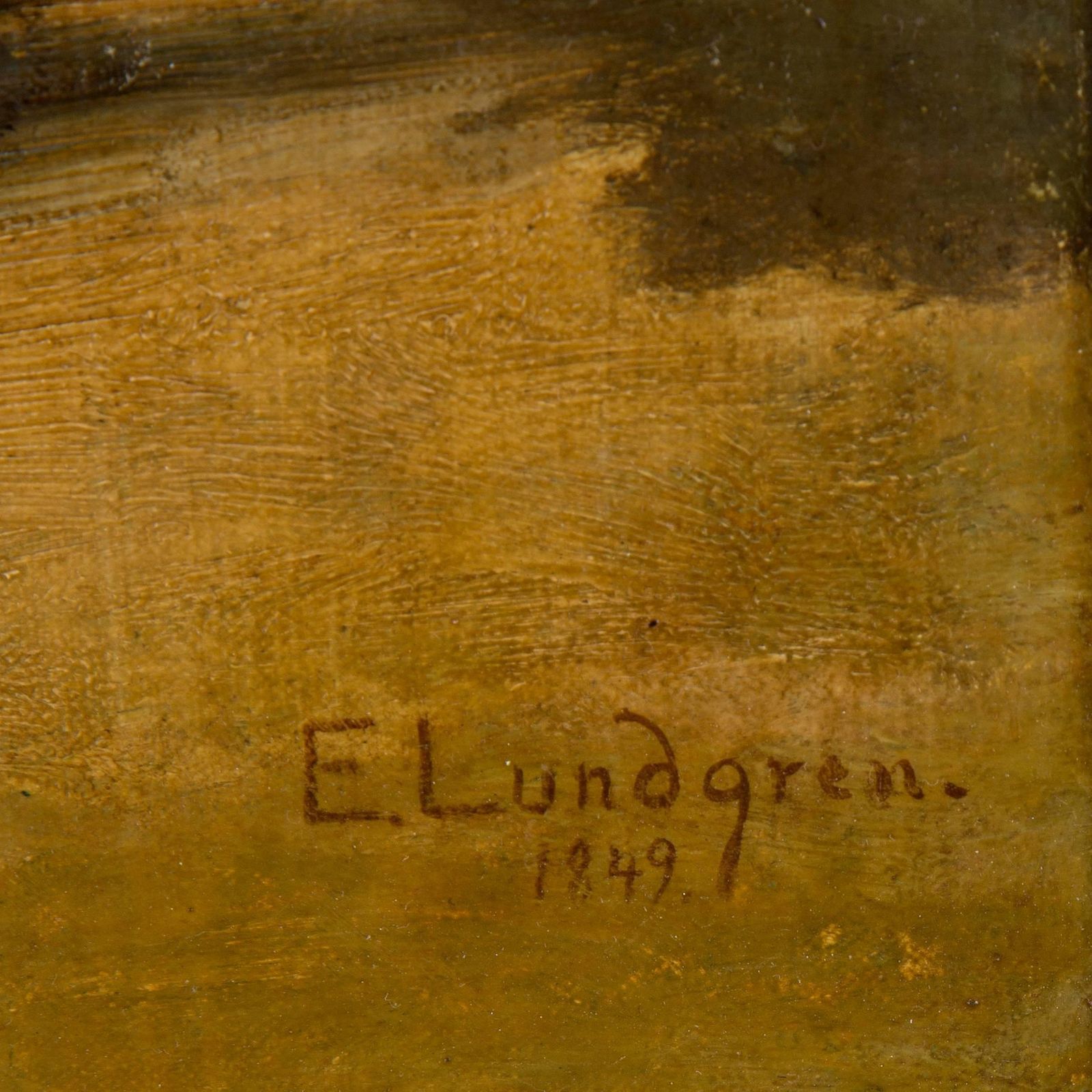 Egron Lundgren Oil On Canvas photo furniture