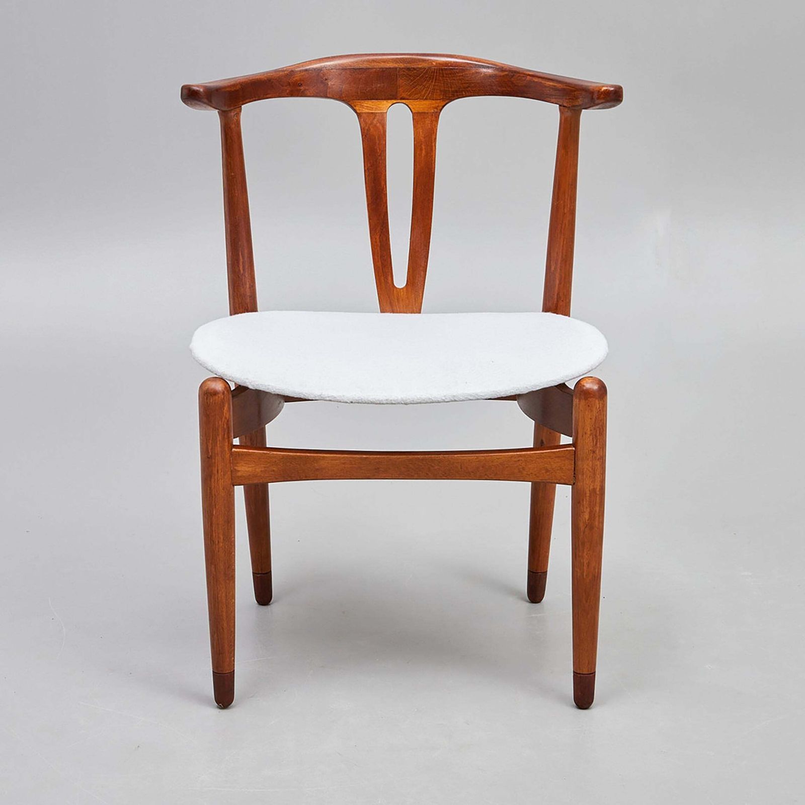 Danish Midcentury Hardwood Side Chair photo furniture