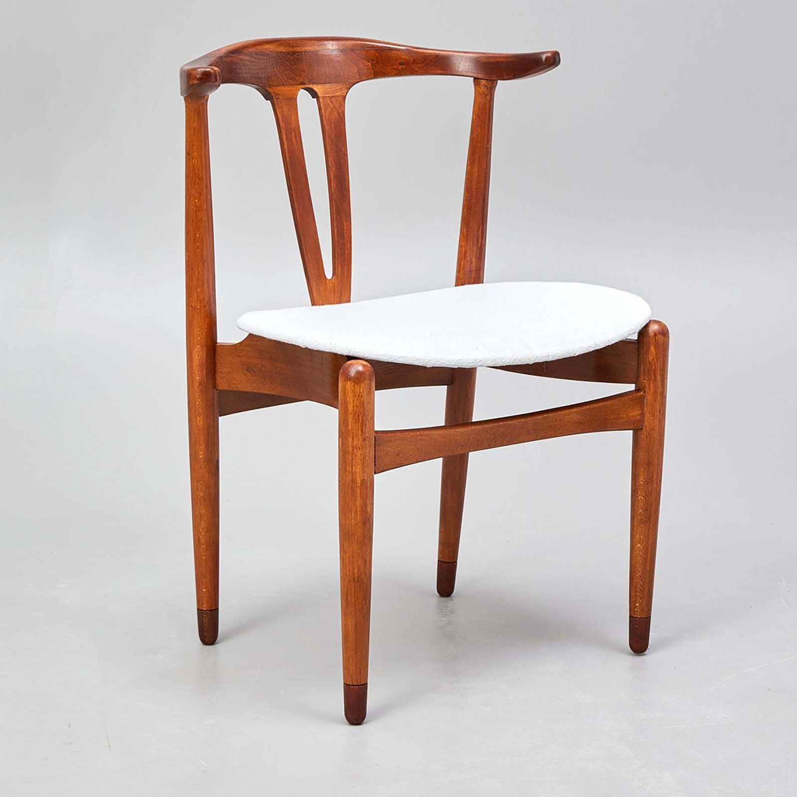 Danish Midcentury Hardwood Side Chair photo 688.0