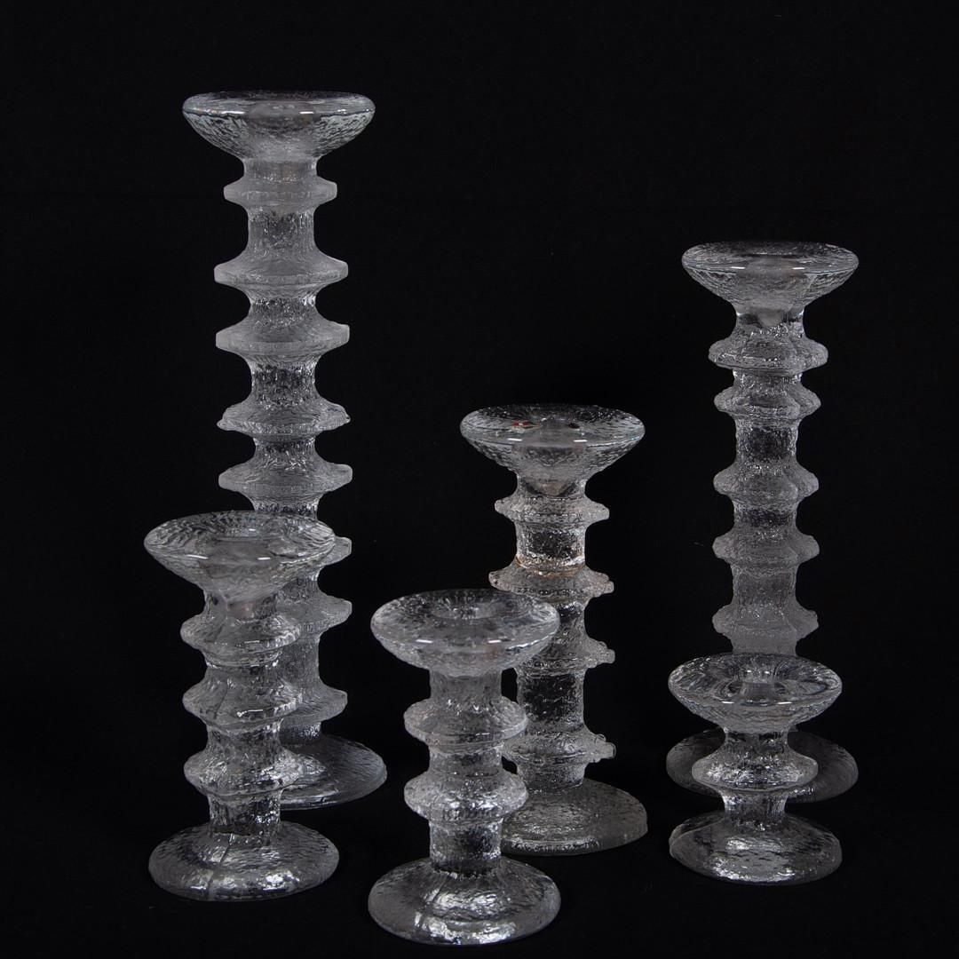 Set Of Six Timo Sarpaneva Festivo Candlesticks For Iittala photo Home Decor