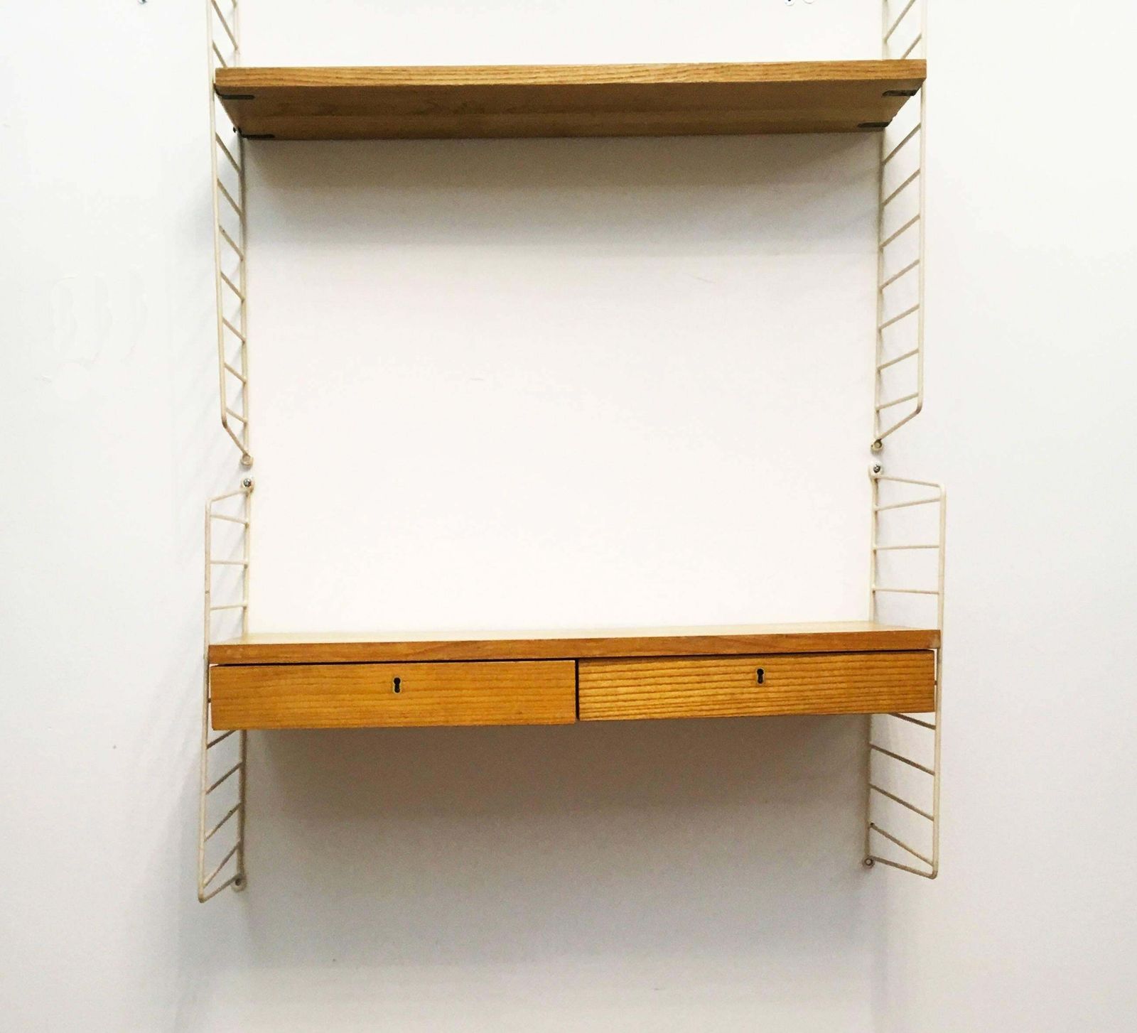 Modular String Wall Unit In Ashwood By Nisse Strinning, Sweden photo for sale