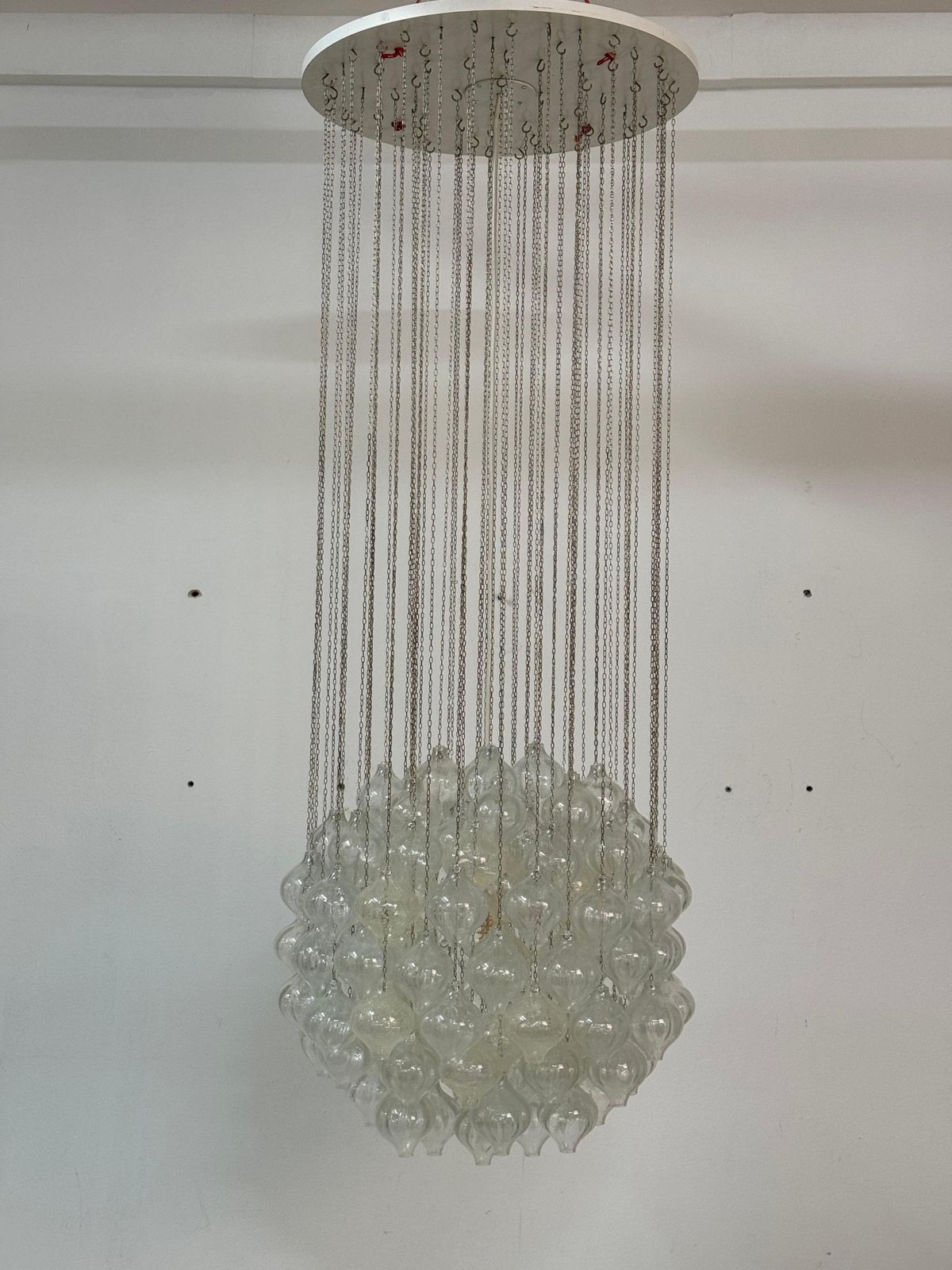 Mid Century "Tulipan" Chandelier By J.T. Kalmar photo 14601.0