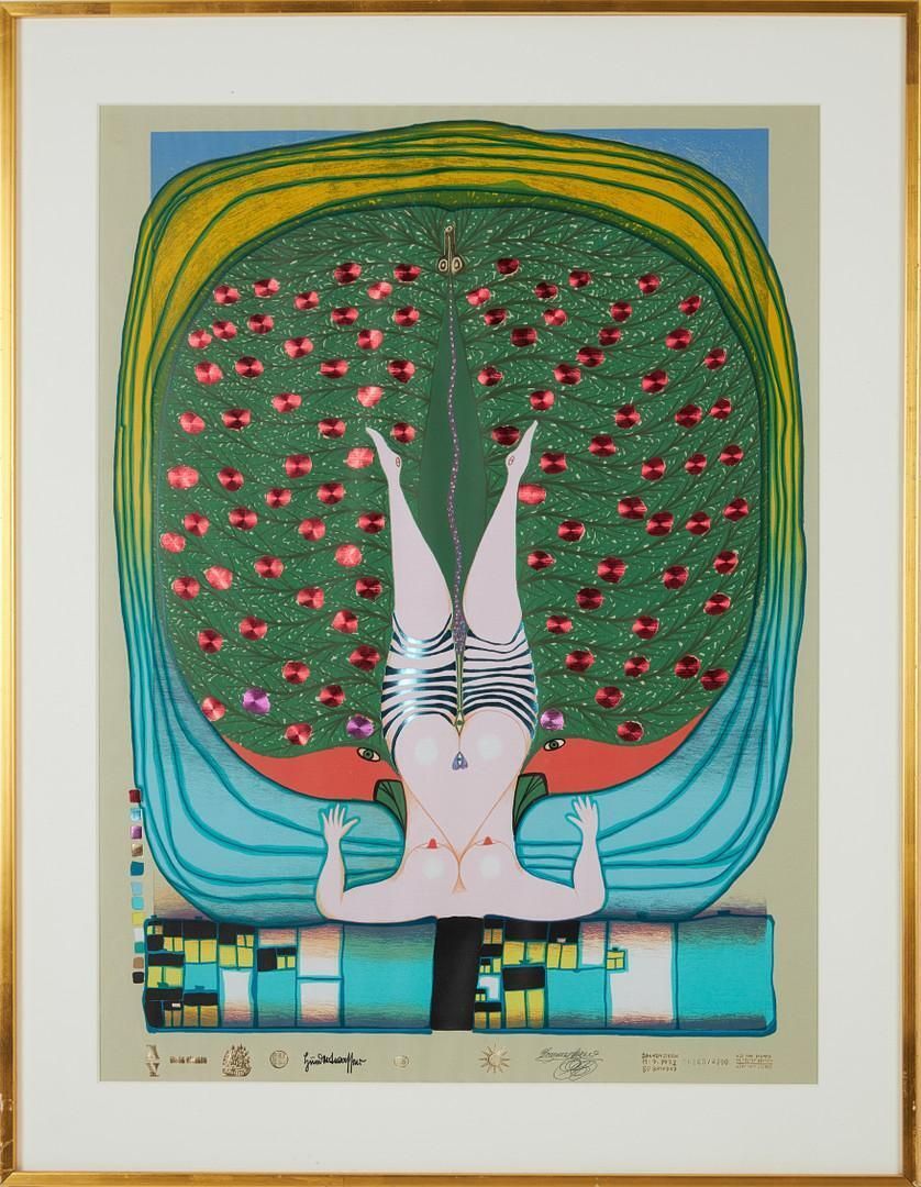 photo for sale Friedensreich Hundertwasser "Hommage A Schröder Sonnenstern"