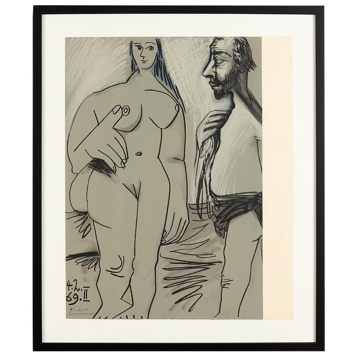 Pablo Picasso 'After' From Au Baiser D'avignon