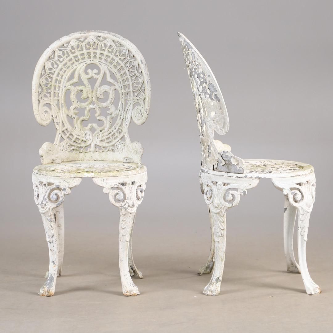 Cast Aluminum Garden Set Chairs With Table photo buy