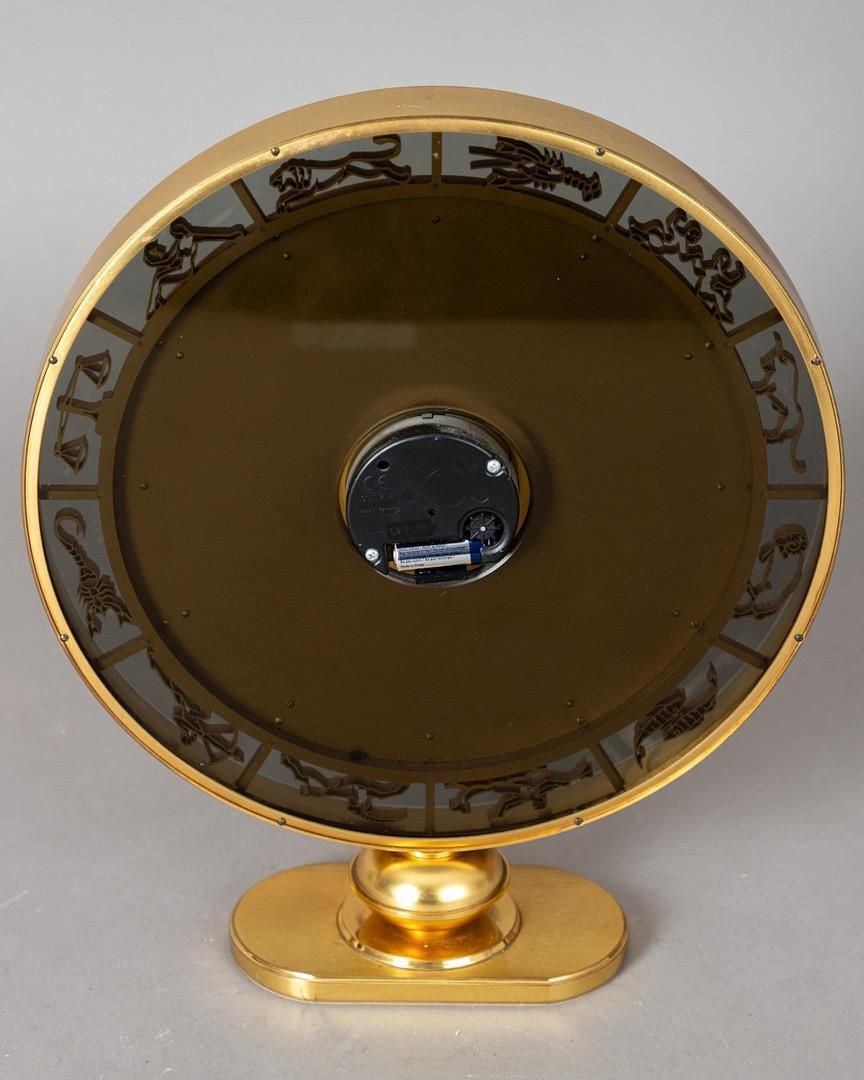 Zodiac Desk Or Table Clock By Heinrich Möller For Kinzle photo 1157.0