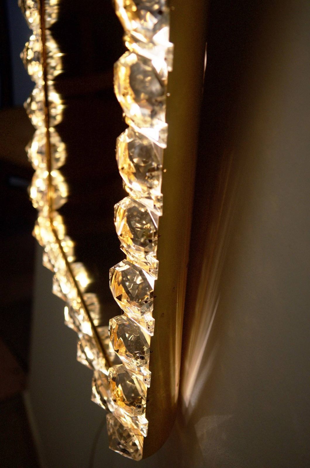 Large Cut Crystal Mirror By Bakalowits & Söhne photo vinterior