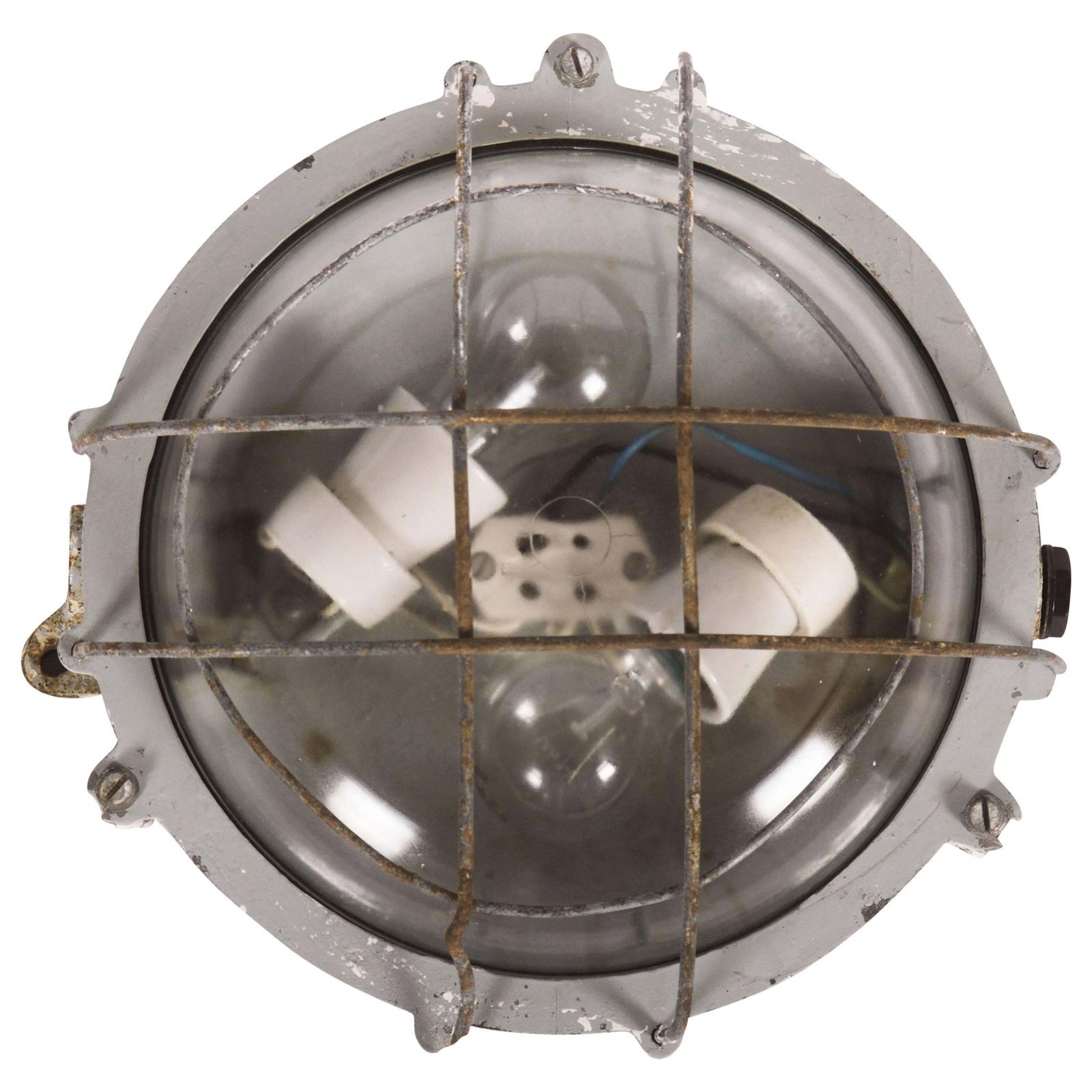 Gietijzeren Industriële Wandlamp