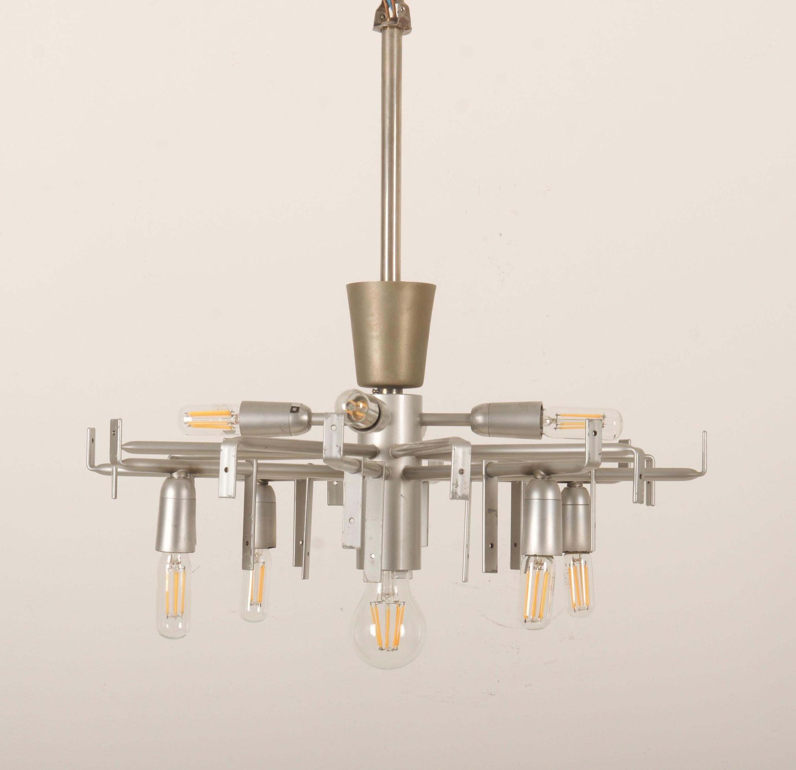 Impressive Austrian Kalmar "Fuente" Crystal Ice Glass Chandelier photo furniture
