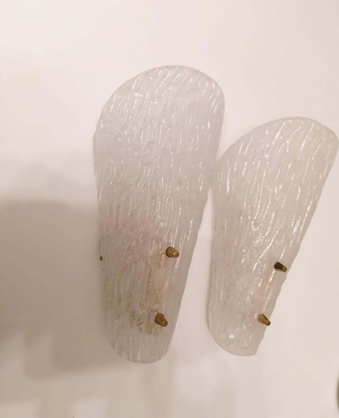 Ice Glass J.T. Kalmar Sconce photo for sale